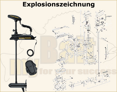 Explosionszeichnung des Minn Kota Terrova 55