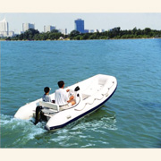 Minn Kota E-Drive am kleinem Boot