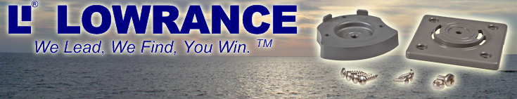 Lowrance GBSA-3 Drehplatte Banner