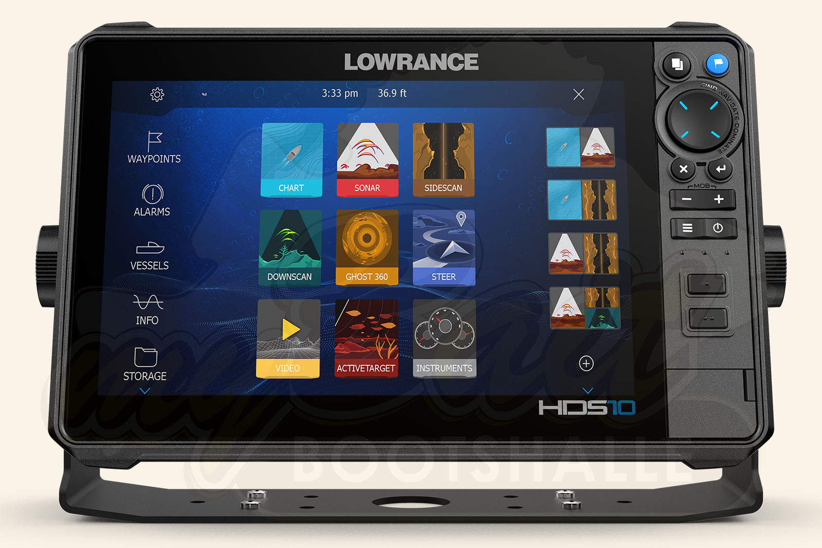 HDS Pro 12 Home Bildschirm