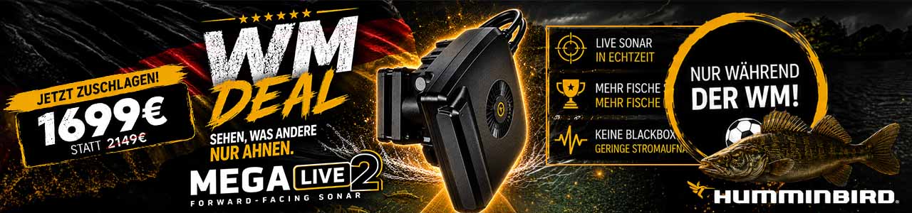 Humminbird MEGA Live 2 Aktion Banner