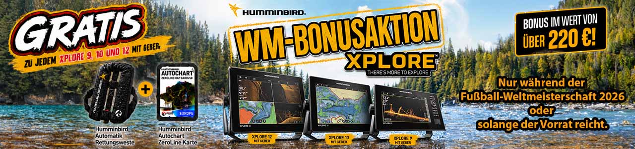Humminbird Xplore Aktion Banner