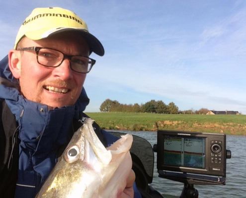 Zander mit dem Echolot geangelt