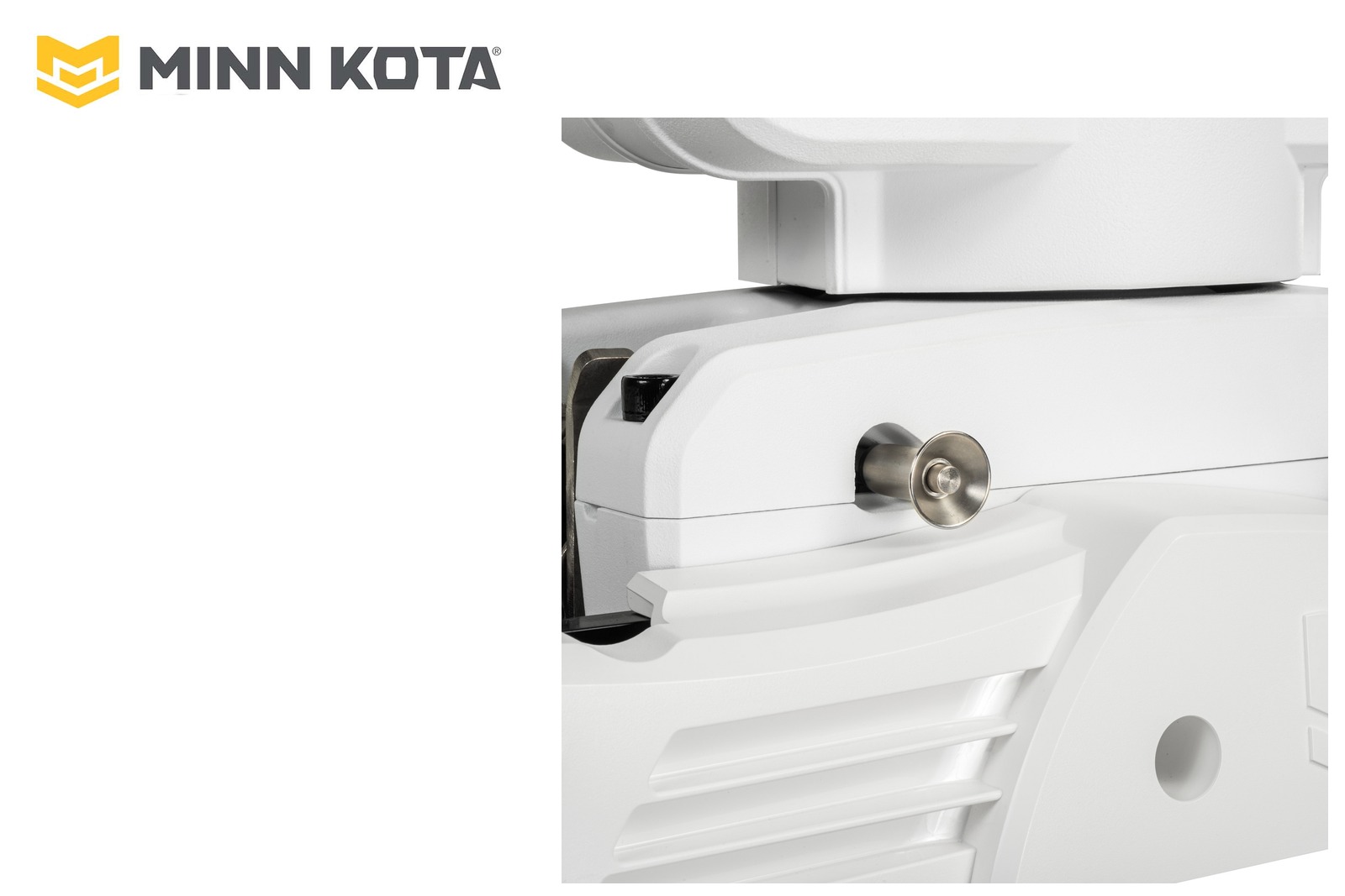 Minn Kota Riptide Instinct QUEST 2 Halterung Nahaufnahme