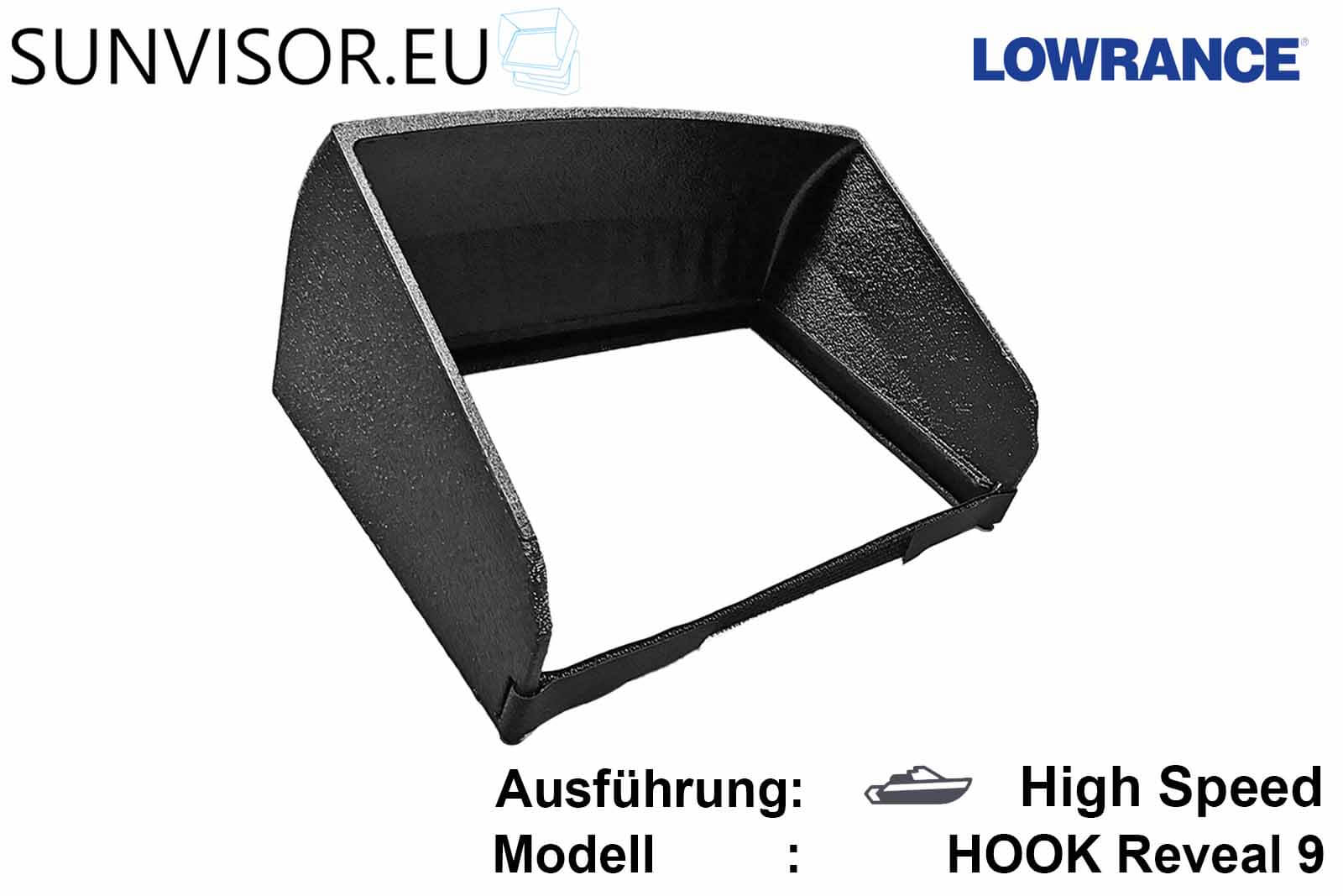 SUNVISOR Sonnenschutz für Lowrance Echolote