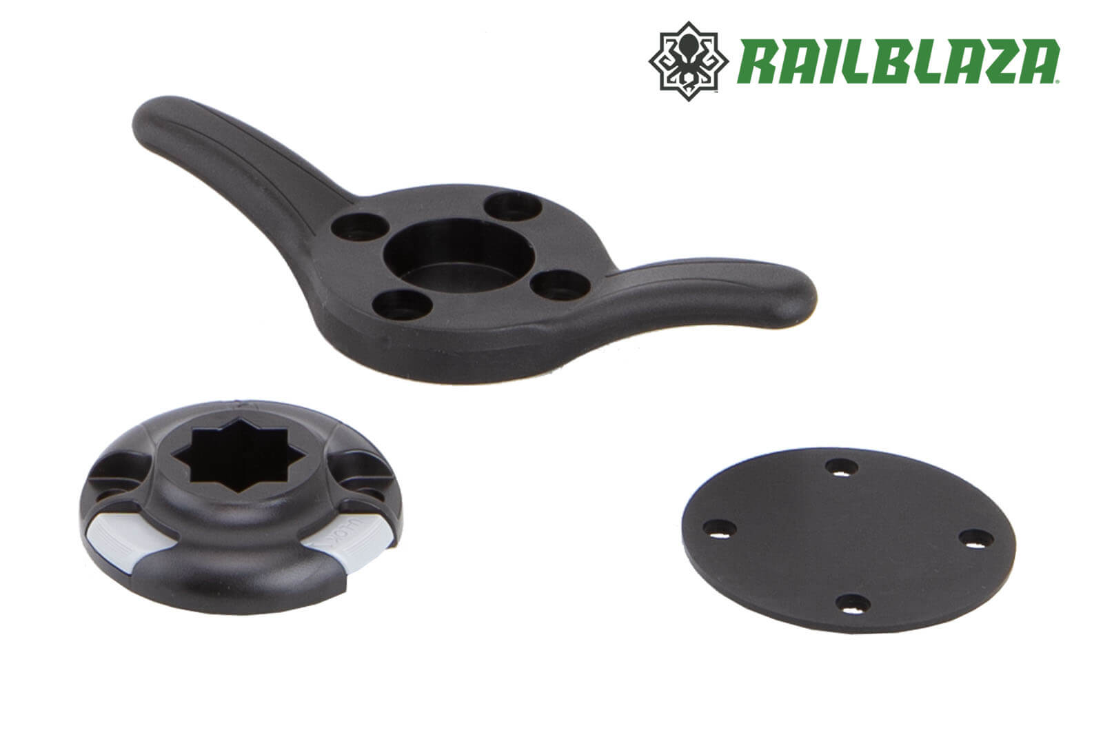 Railblaza CleatPort Sternaufnahme schwarz, Einzelteile