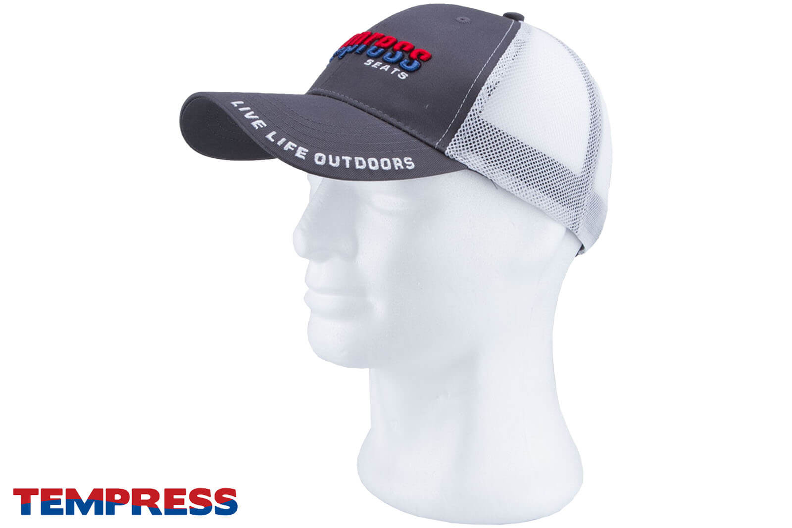 Tempress Trucker Cap grau Seite
