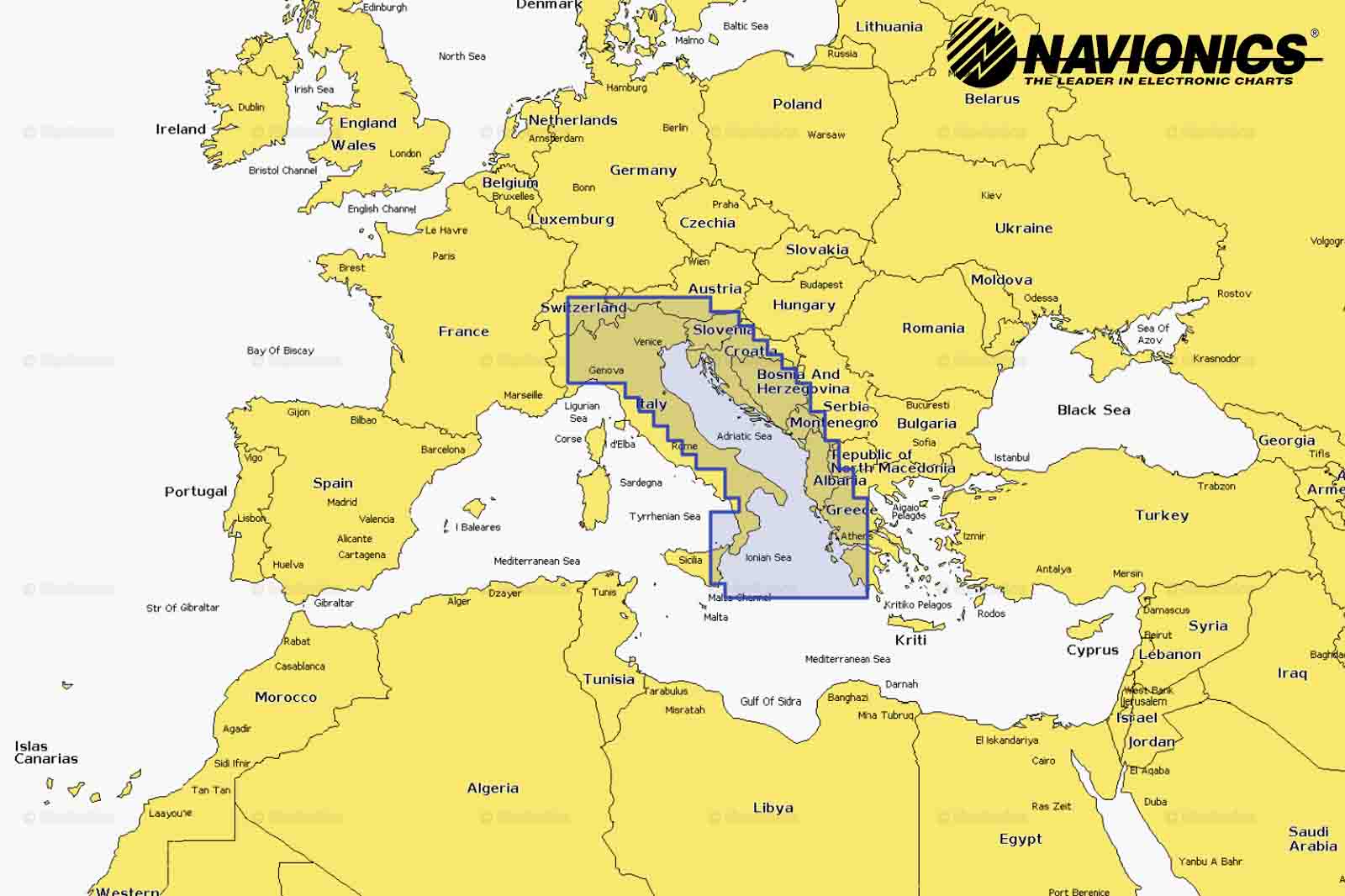 Navionics Platinum Plus Seekarte