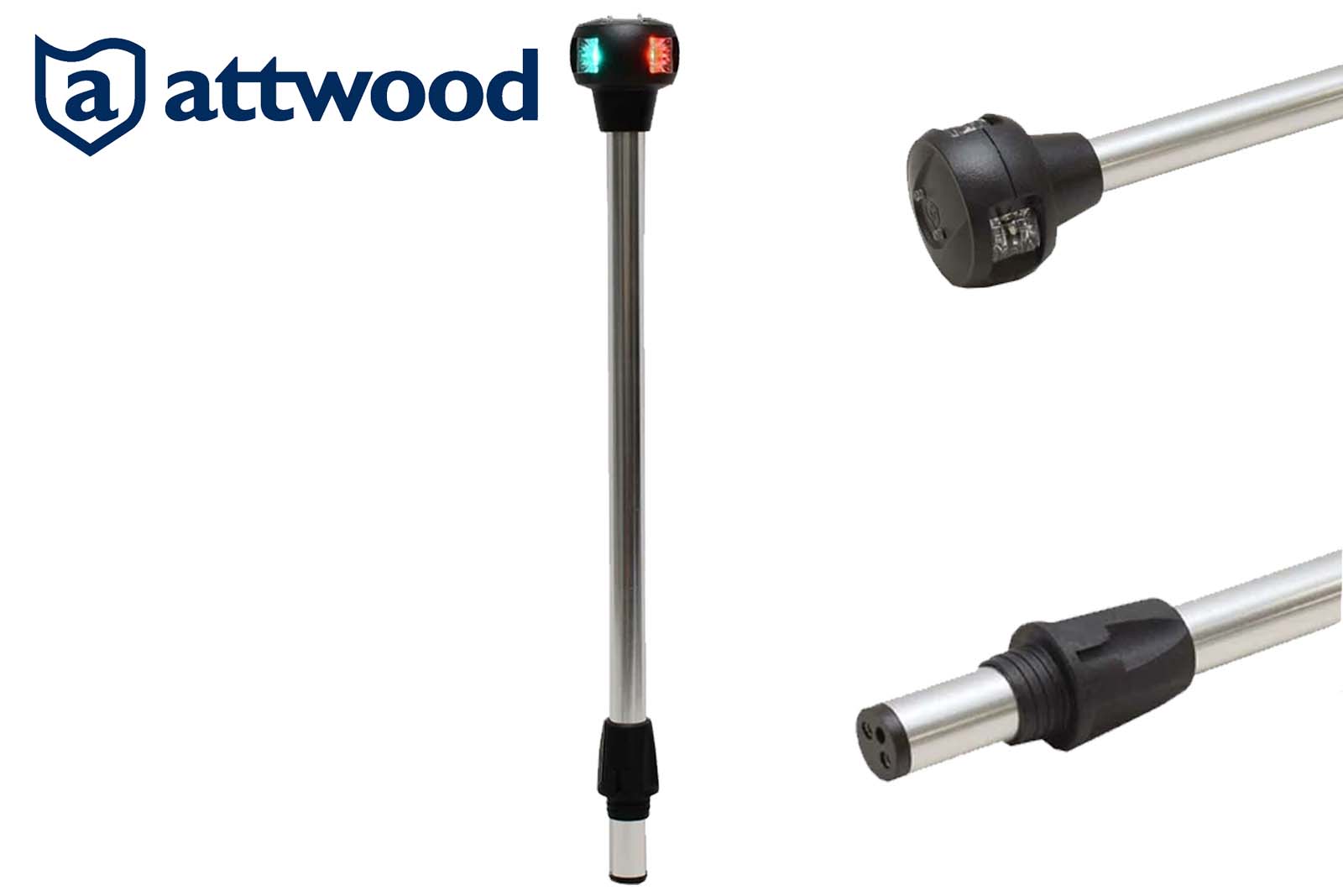 Attwood LightArmor LED-Positionslicht Aufbaumontage ATT-NV6LC1-14-1, gesamt