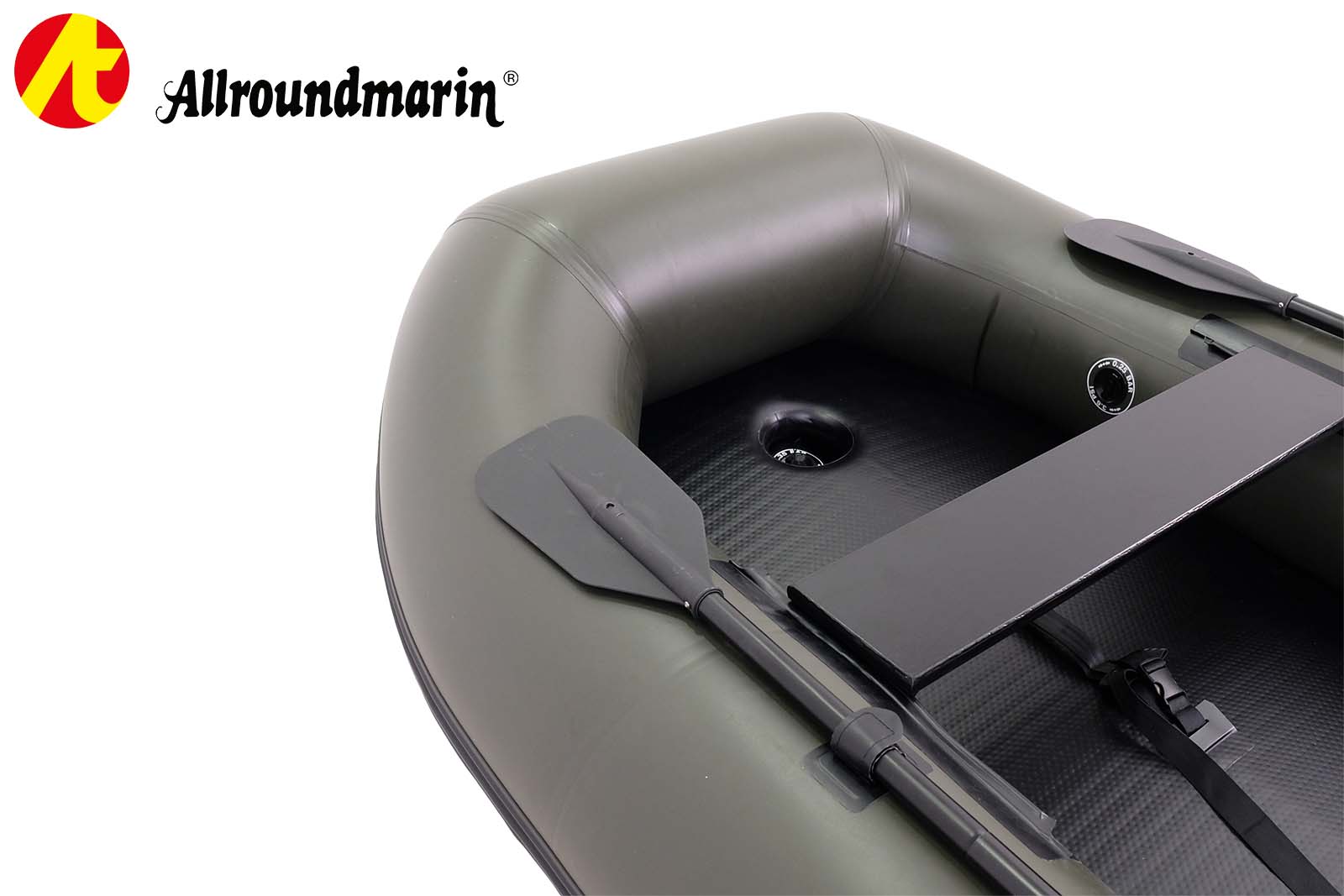 Allroundmarin Scout Schlauchboot 270 mit Luftboden Bug Detailansicht