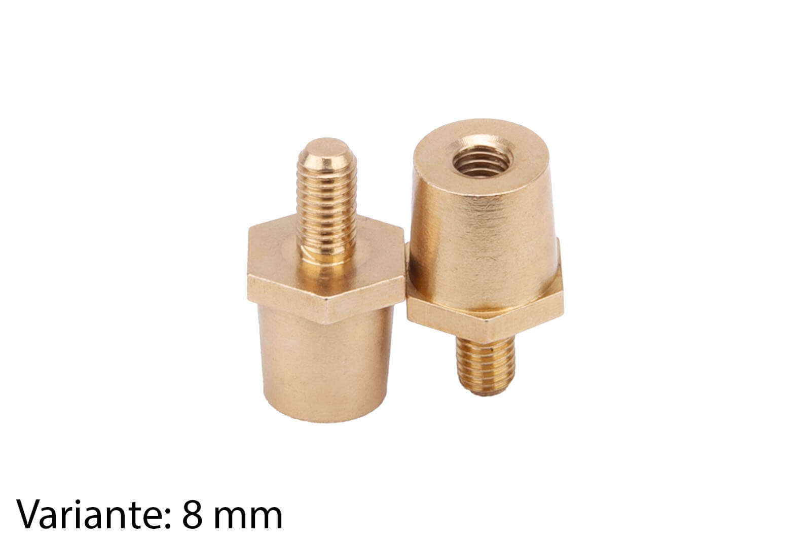 Poladapter für Zenith Batterien, 1 Paar - 8mm, zwei Perspektiven