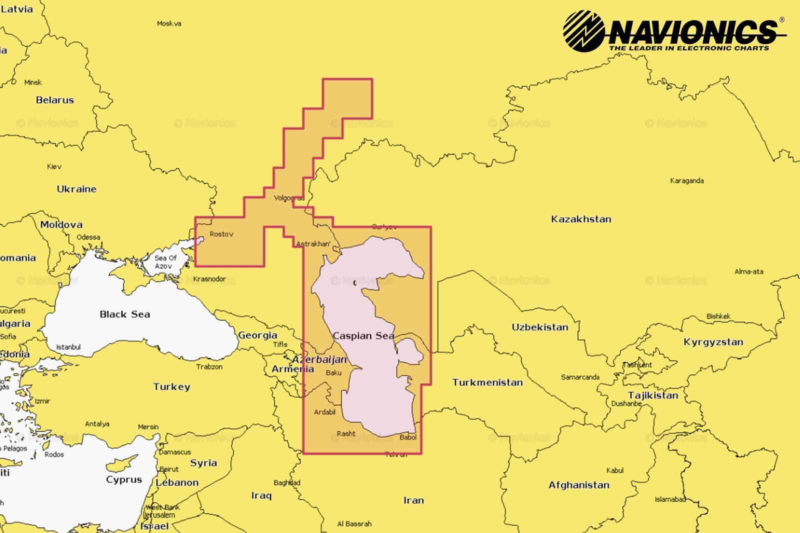 Navionics Plus Seekarte