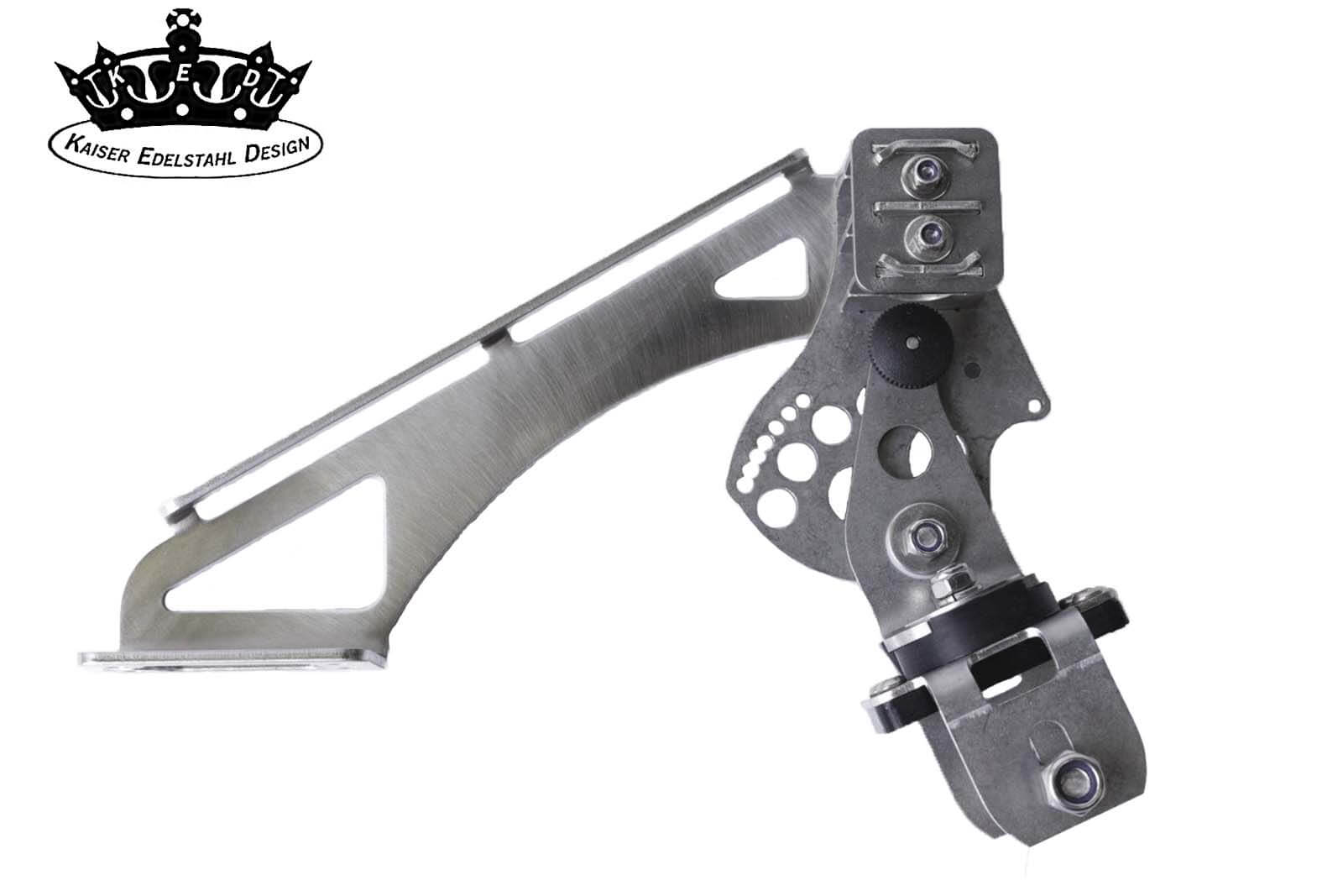 KED Doppelgeberhalter Konsole für Garmin LVS34 und GT52/54/56 Down Mode