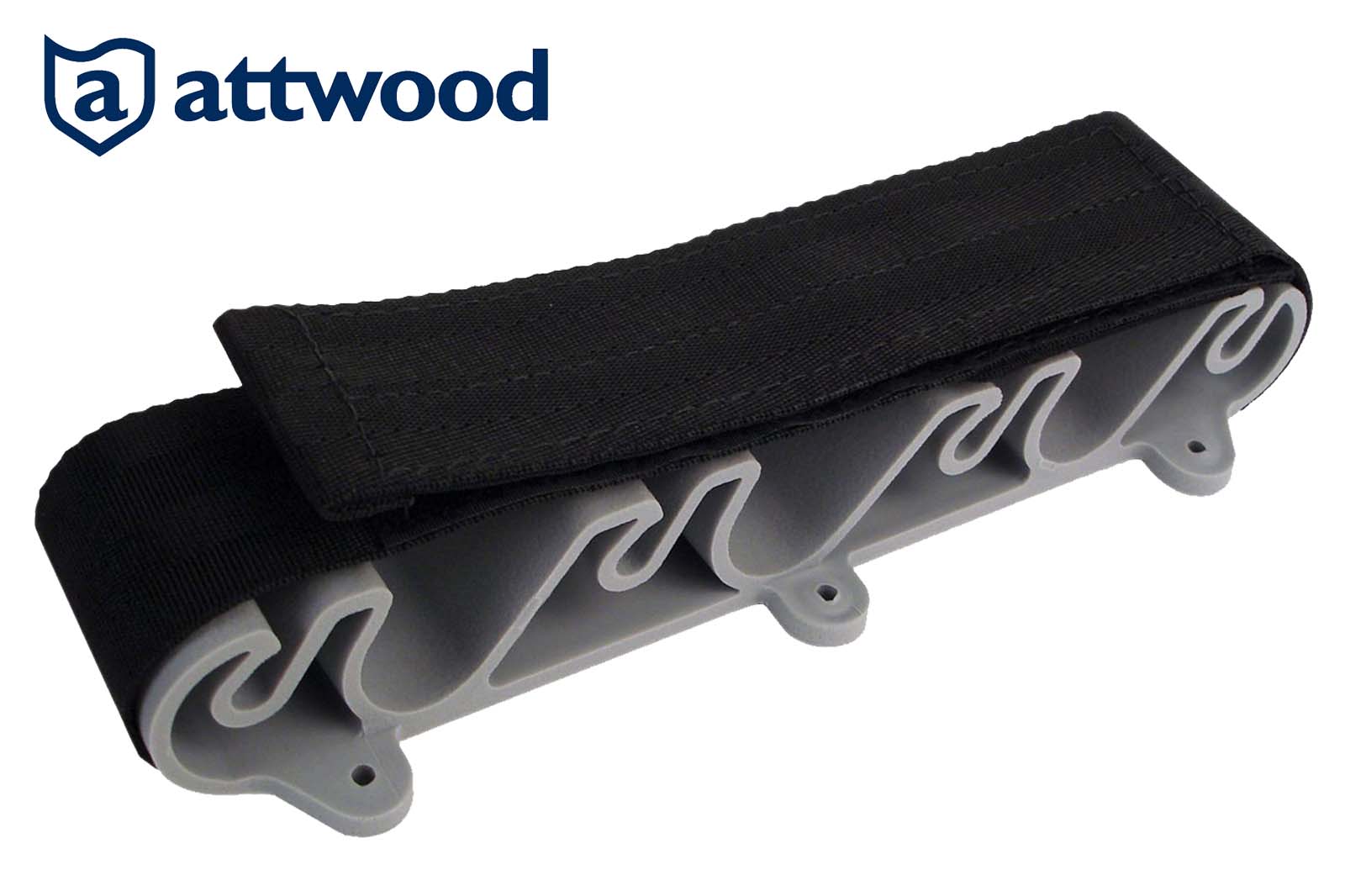 Vertikaler Rutenhalter von Attwood 12761-7 zusammengesetzt Detailansicht