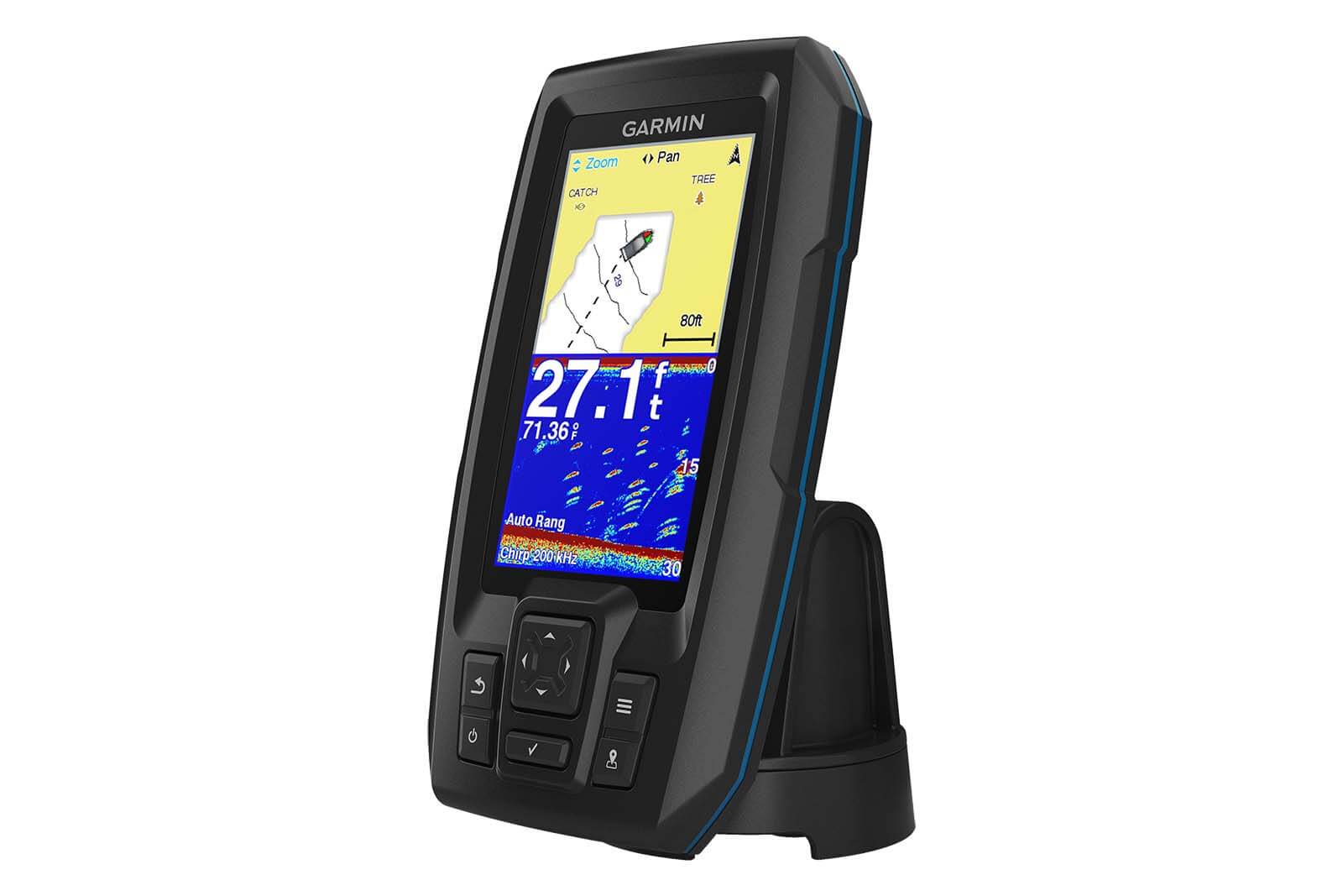 Garmin STRIKER Plus 4 Echolot, Ansicht links