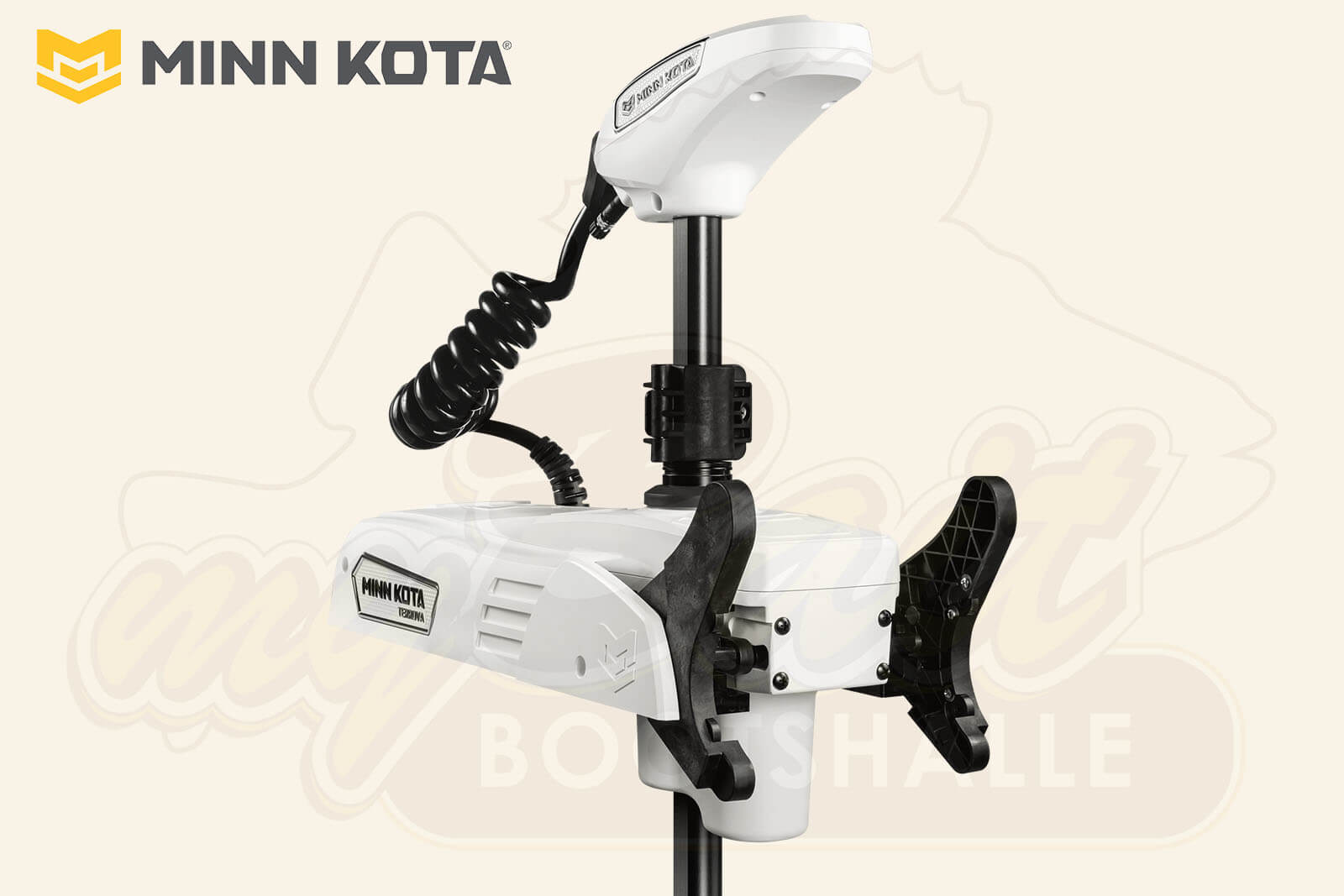 Minn Kota Riptide Terrova QUEST Mittelteil, Kopf seitlich, weiß