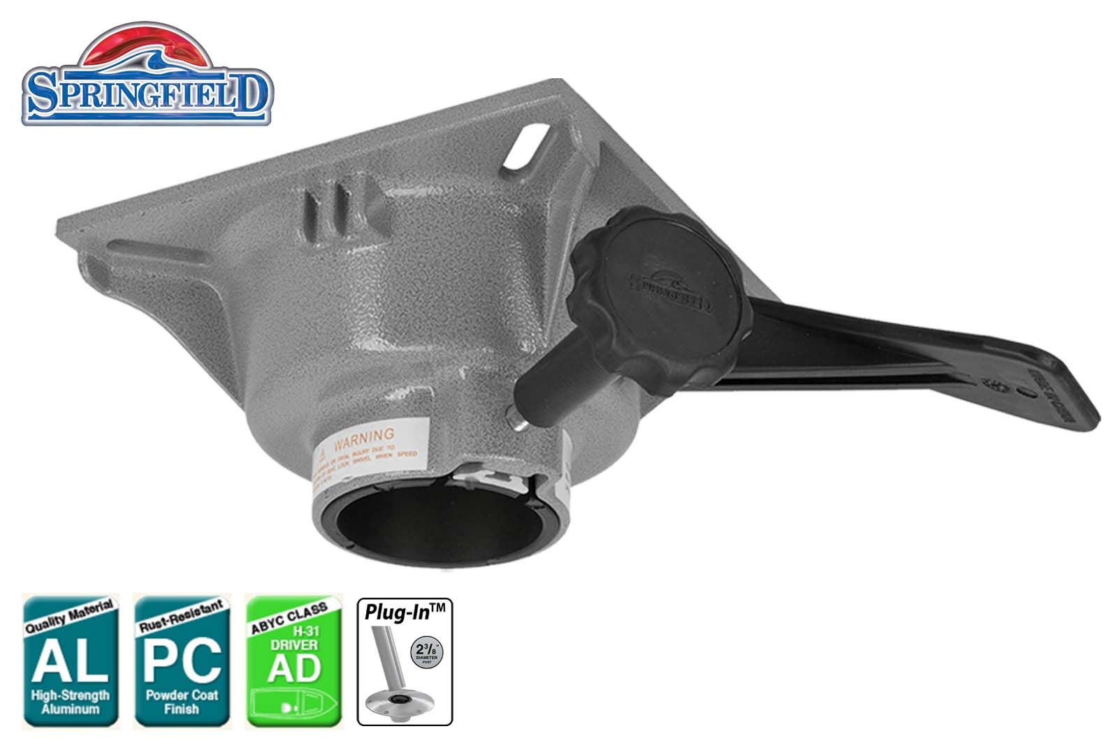 Springfield Marine Trac-Lock Swivel Drehteller