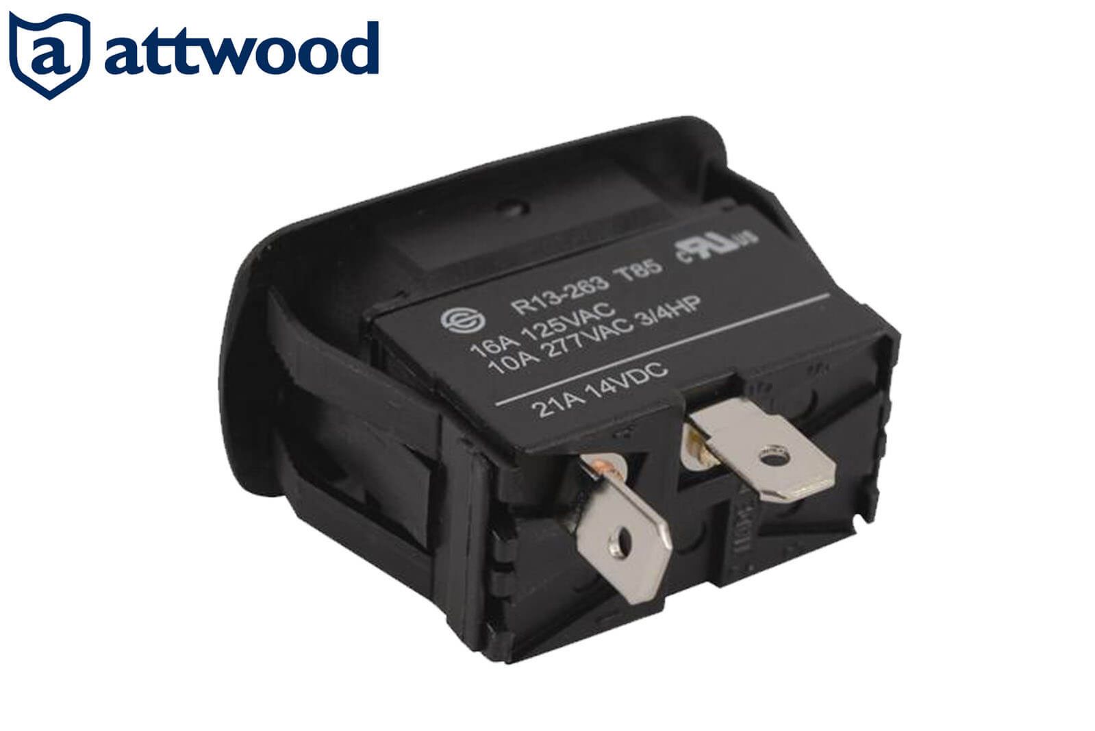 Attwood manueller Schalter 7615-3 Rueckseite