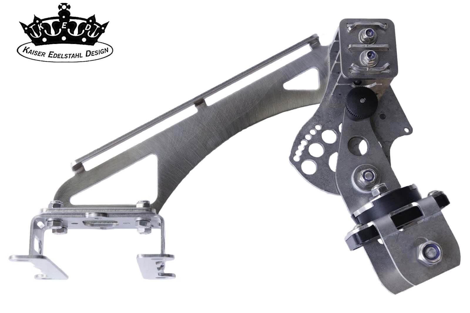 KED Doppelgeberhalter Konsole für Garmin LVS34 und PS30 Down Mode