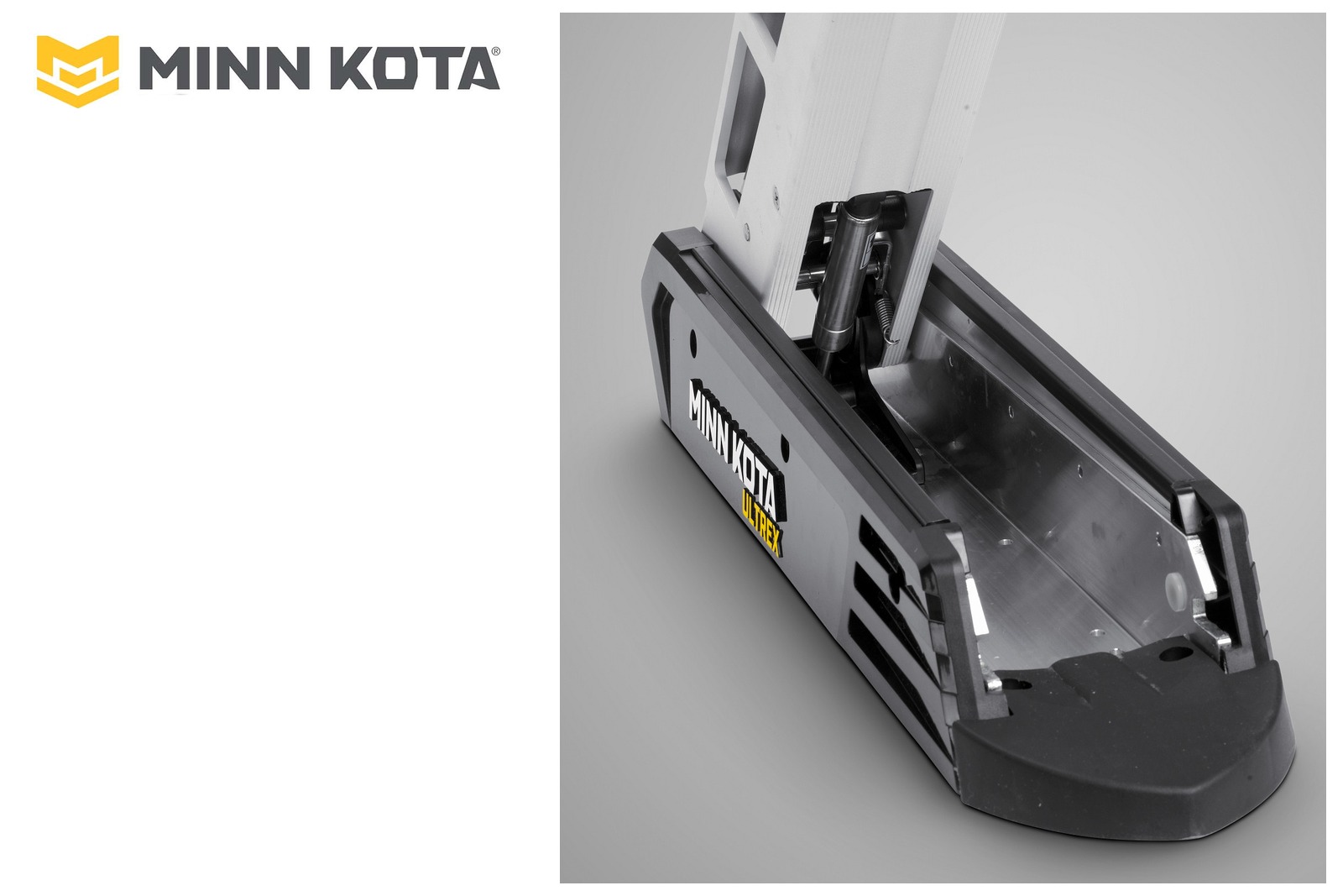 Minn Kota Ultrex 2, Lift-Assist in der Halterung