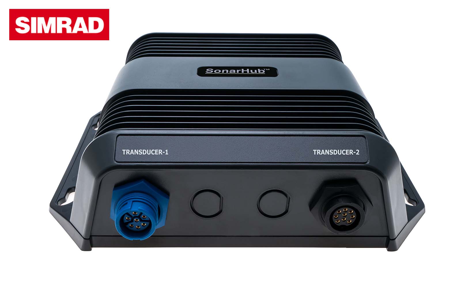 Simrad SonarHub Modul Front mit Geberanschlüssen