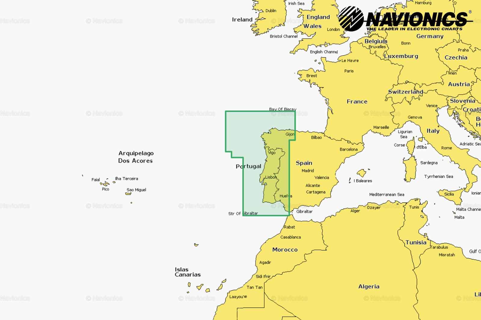 Navionics Plus Seekarte