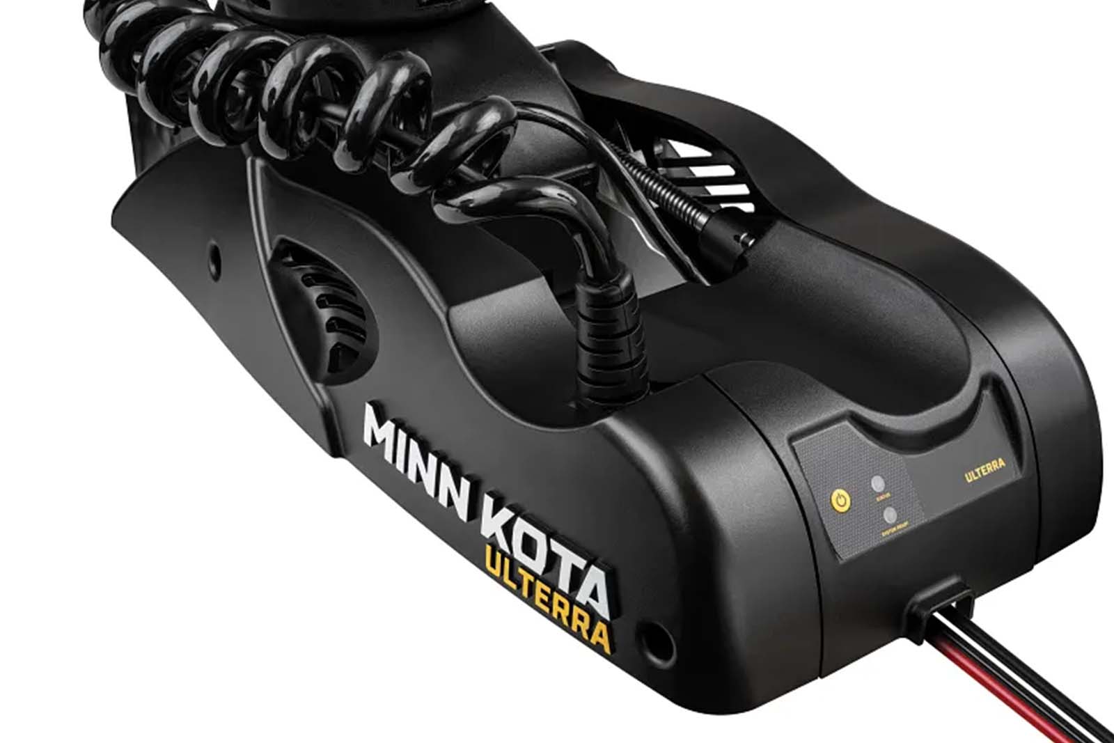 Minn Kota Ulterra Elektro-Bootsmotor Heckansicht links