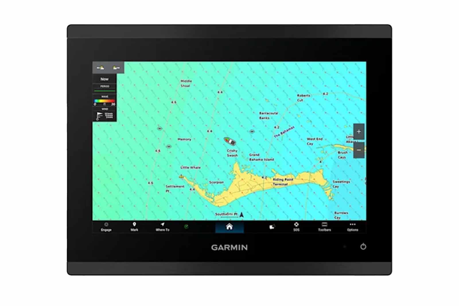 Garmin GPSMAP 9010 Kartenplotter ohne Sonar Seekarte Frontansicht