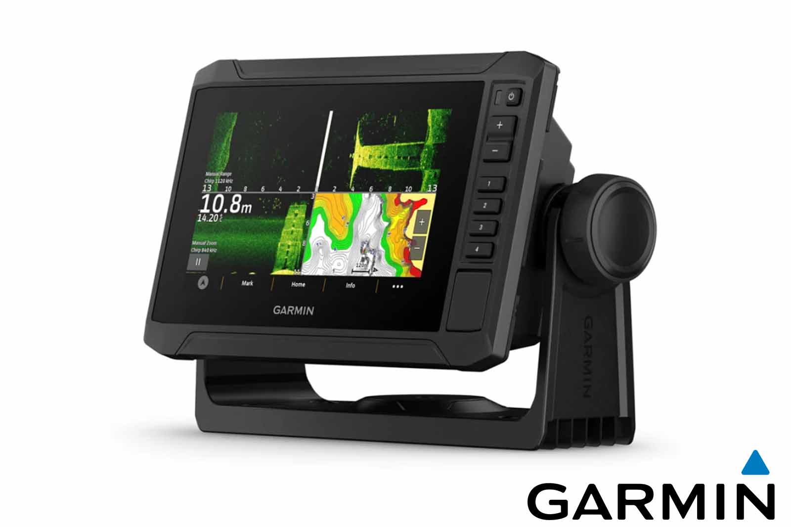 Garmin ECHOMAP UHD2 62sv Echolot Ansicht links