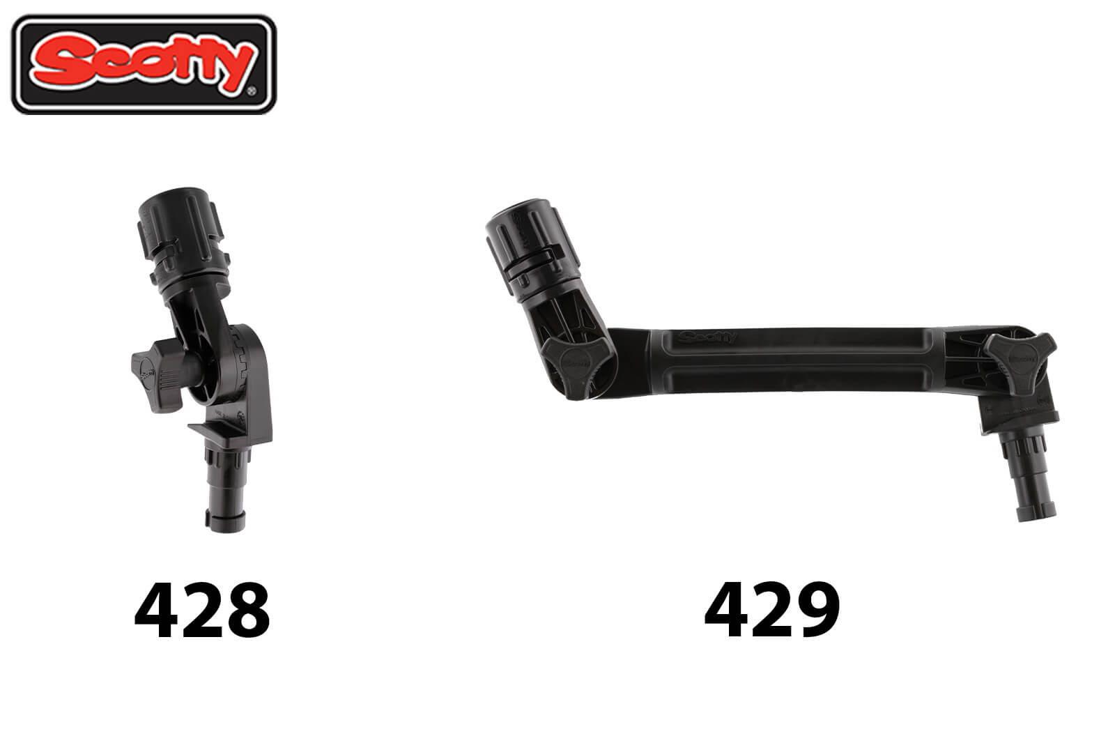 Scotty Gear-Head Mount Schnellaufnahme 428 / 429