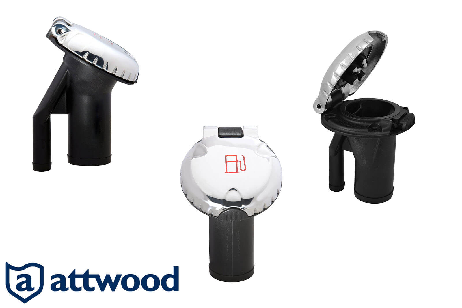Attwood-Einfüllstutzen für Tanks mit Aktivkohlefilter
