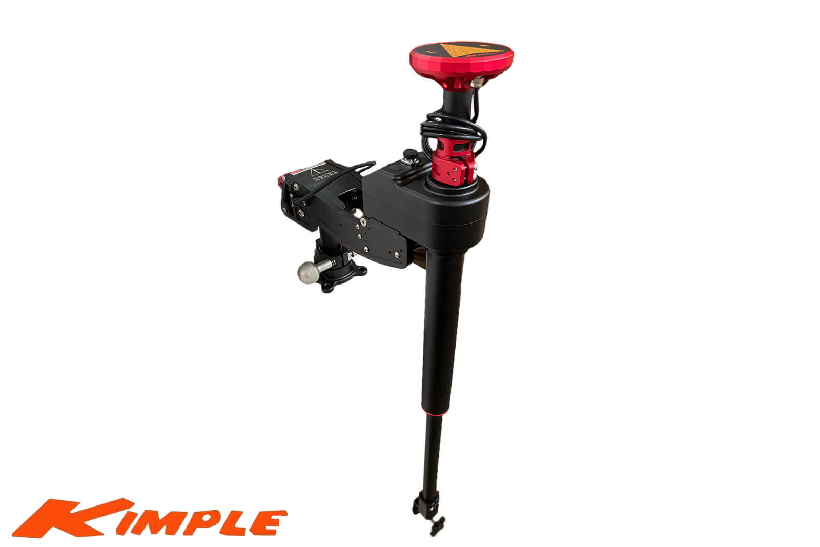 Kimple Foot Controlled Electric Transducer Mount Seitenansicht vorn