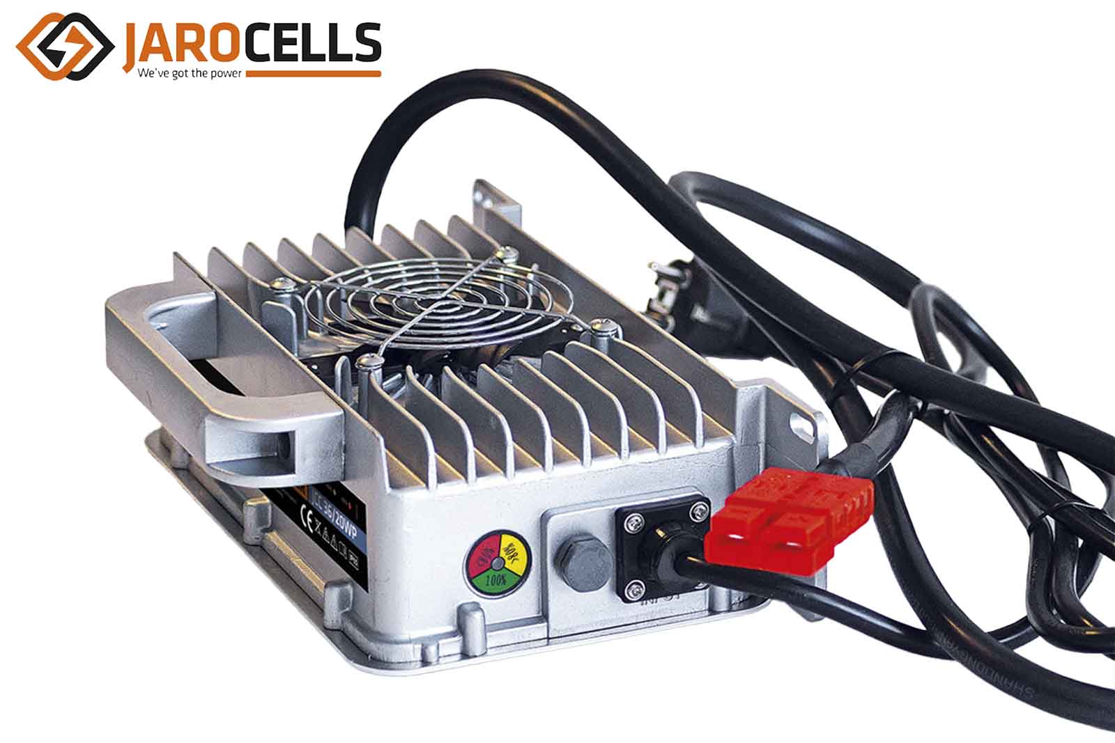 Jarocells LiFePO4 Lithium-Ladegerät, Aluminium, wasserdicht IP65