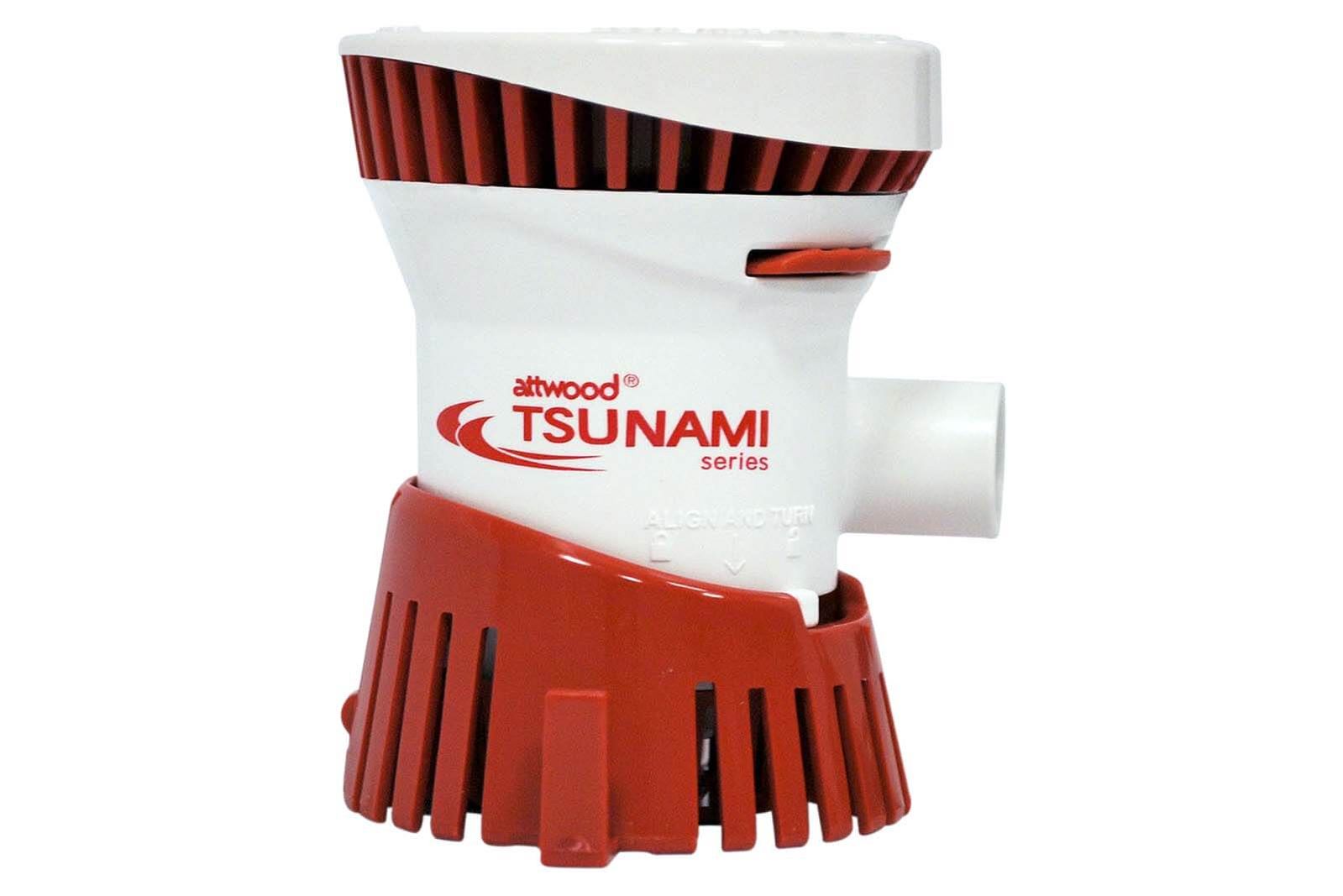 Tsunami Bilgepumpe Attwood T500 Frontal Ansicht