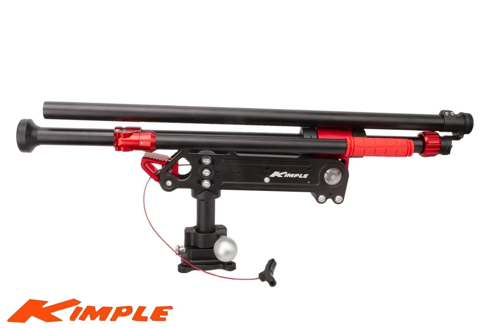 Kimple Manual Transducer Bracket eingeklappt, Seitenansicht