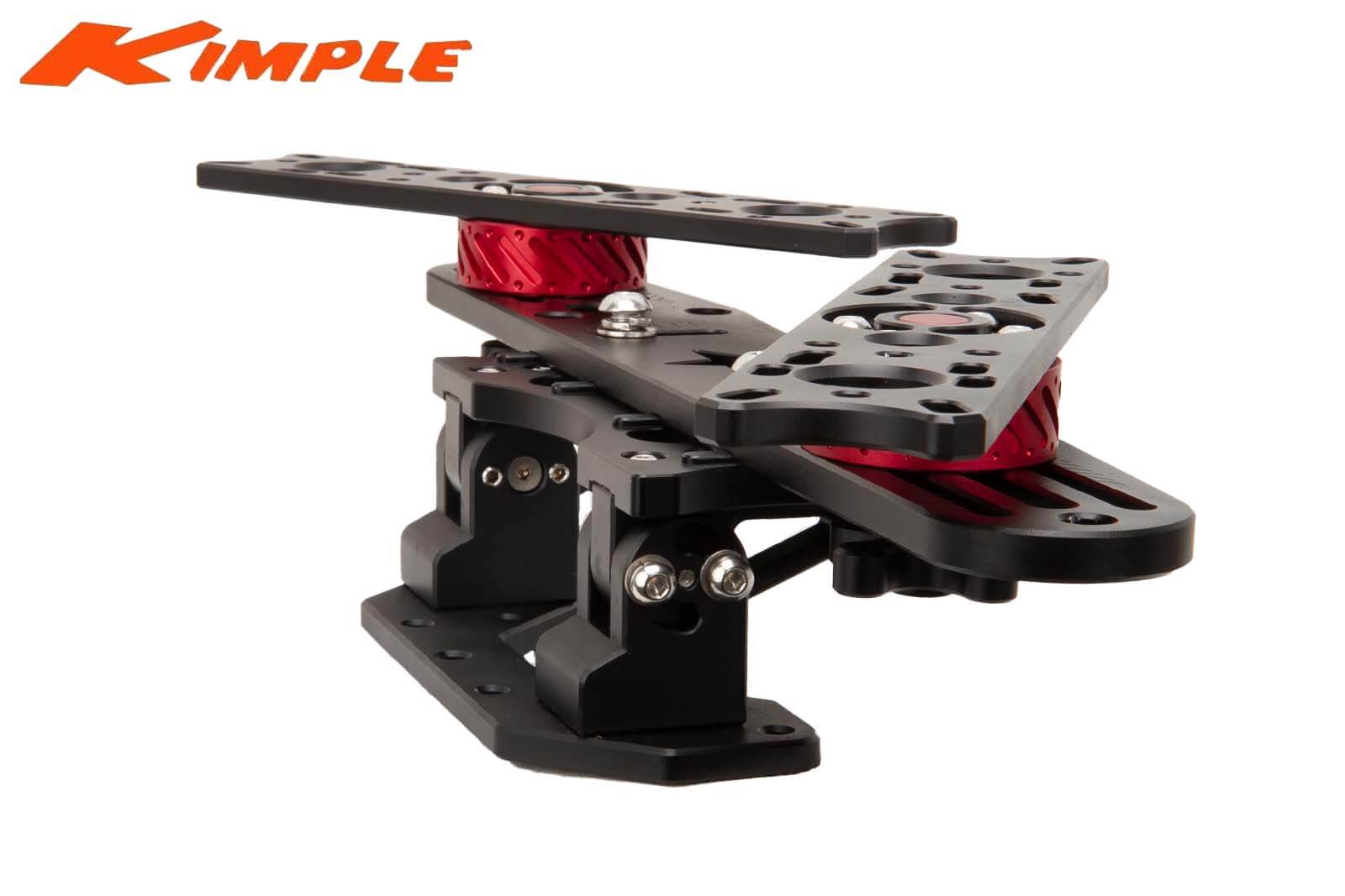 Kimple Dual Fish Finder Console Mount Seitenansicht