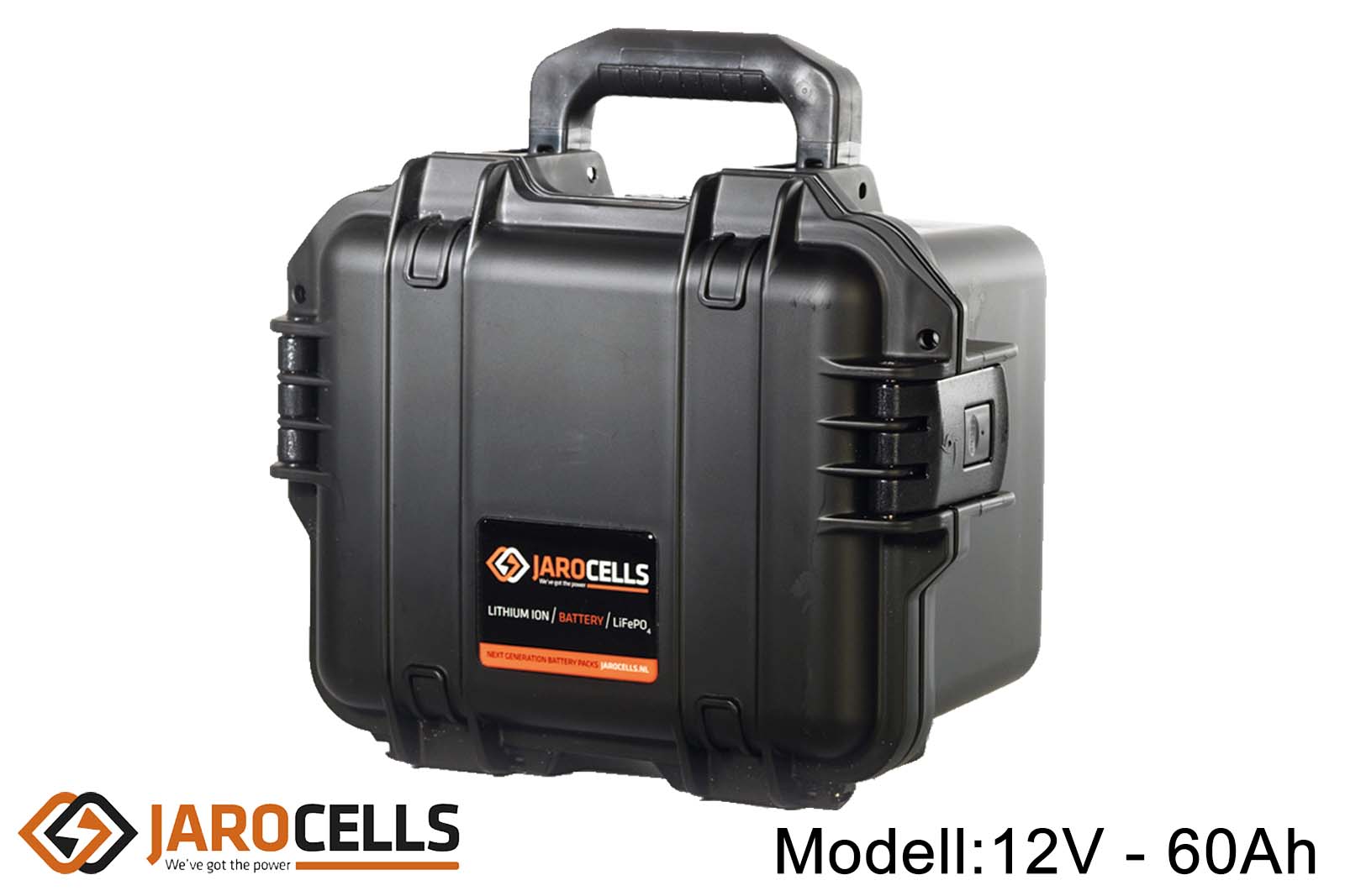 Jarocells Portable Lithium-Ionen-Batterie mit Bluetooth Batteriecomputer