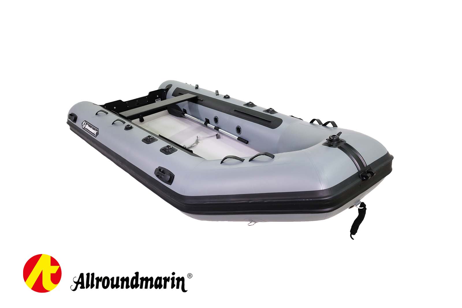 Allroundmarin Dynamic Pro 370 Schlauchboot Seitenansicht, schräg