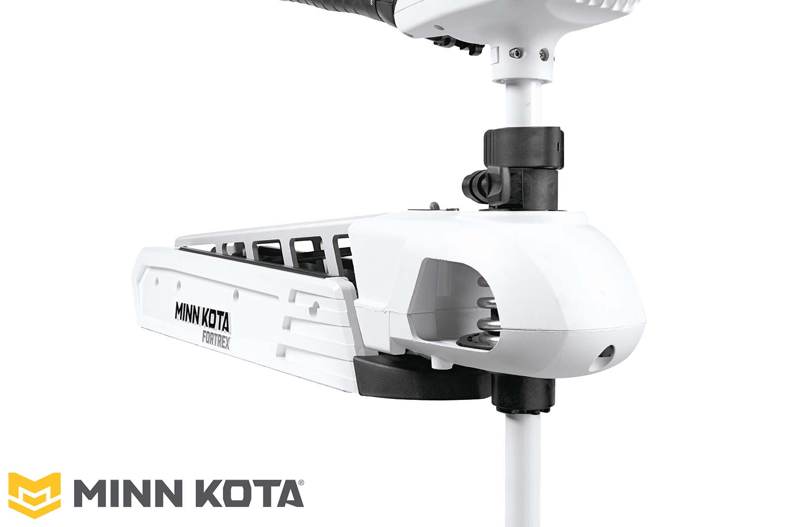 Minn Kota Riptide Fortrex Elektro-Bootsmotor Detailansicht Gehäuse