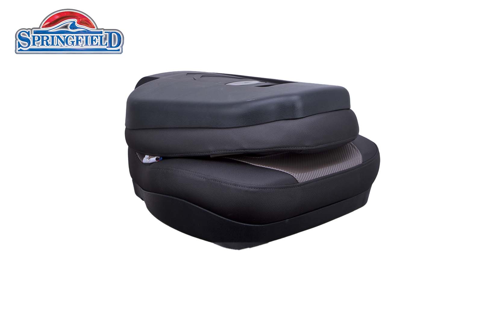 Springfield Fish Pro II High Back Bootssitz dunkelgrau seitlich rechts zugeklappt
