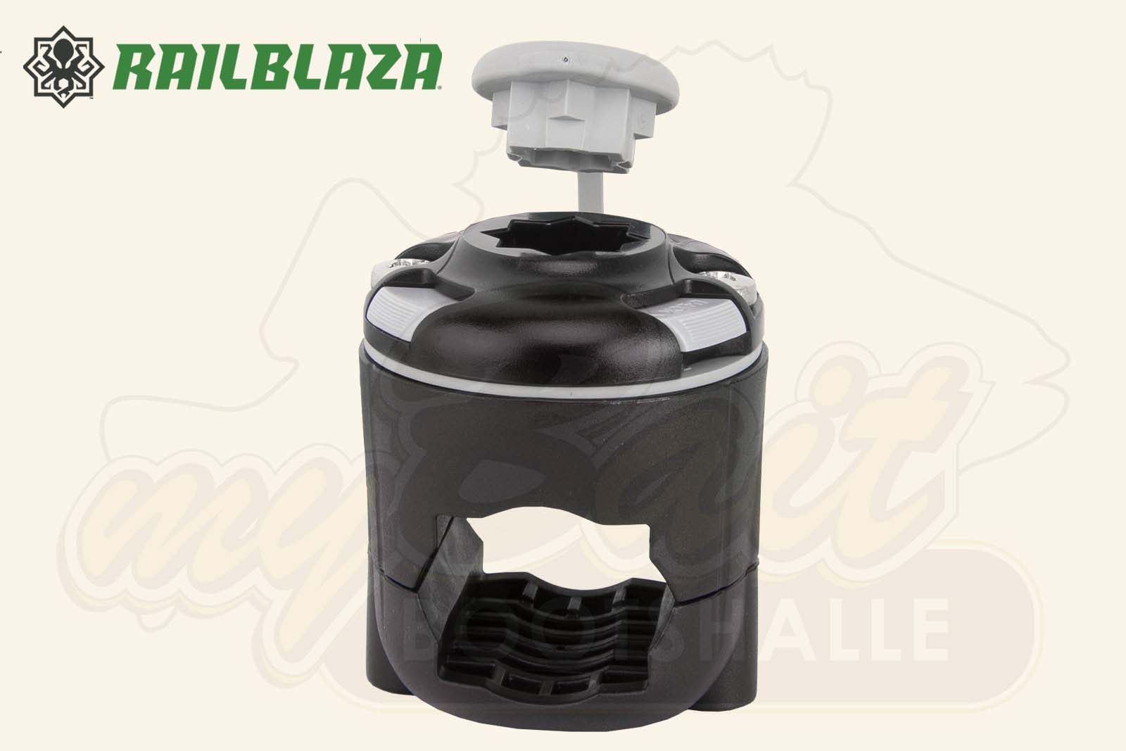 Railblaza Relinghalterung Railmount 32-41 mit Starport, schwarz