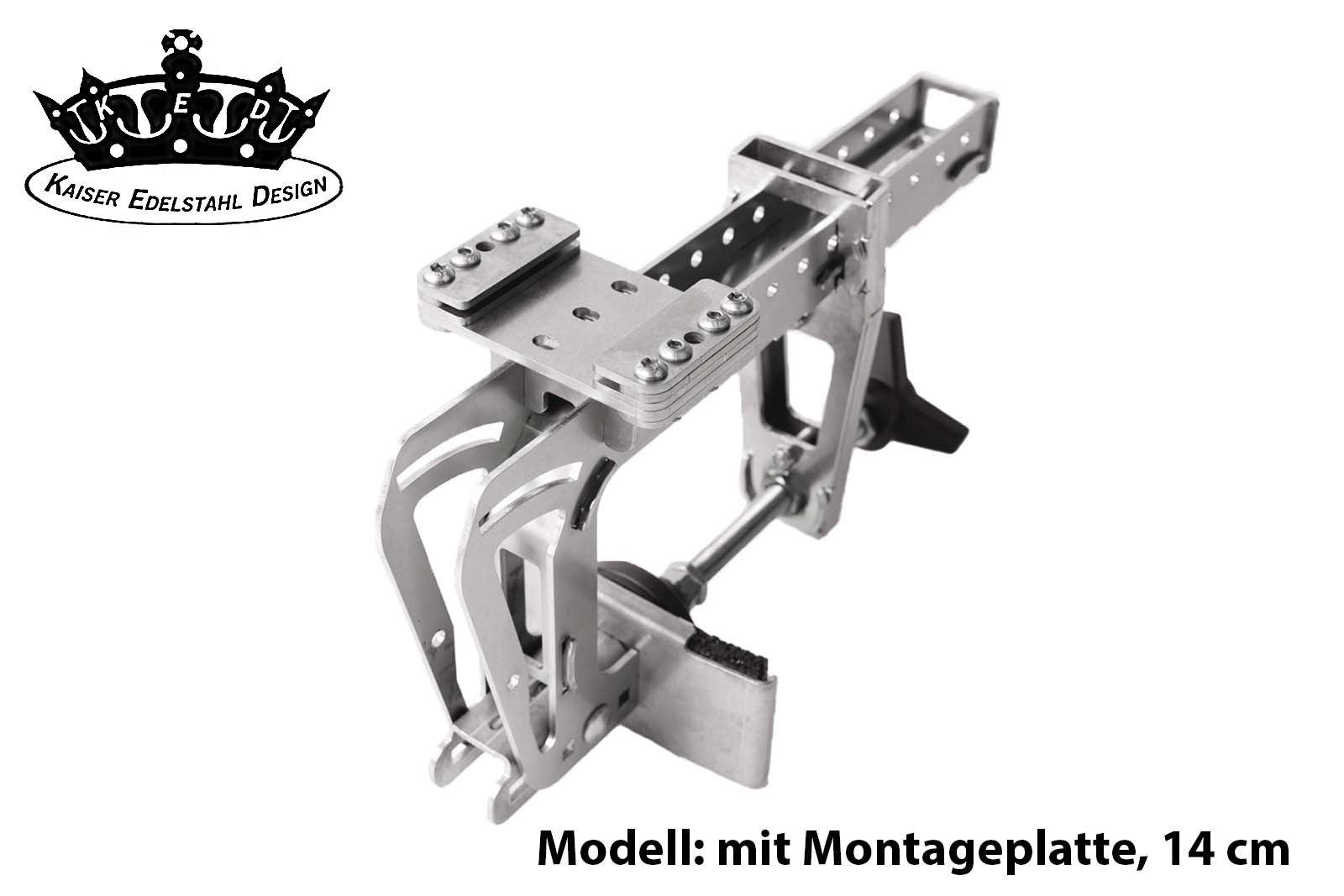 KED Klemmadapter für KedFlex | 2.0 - 14 cm mit Montageplatte