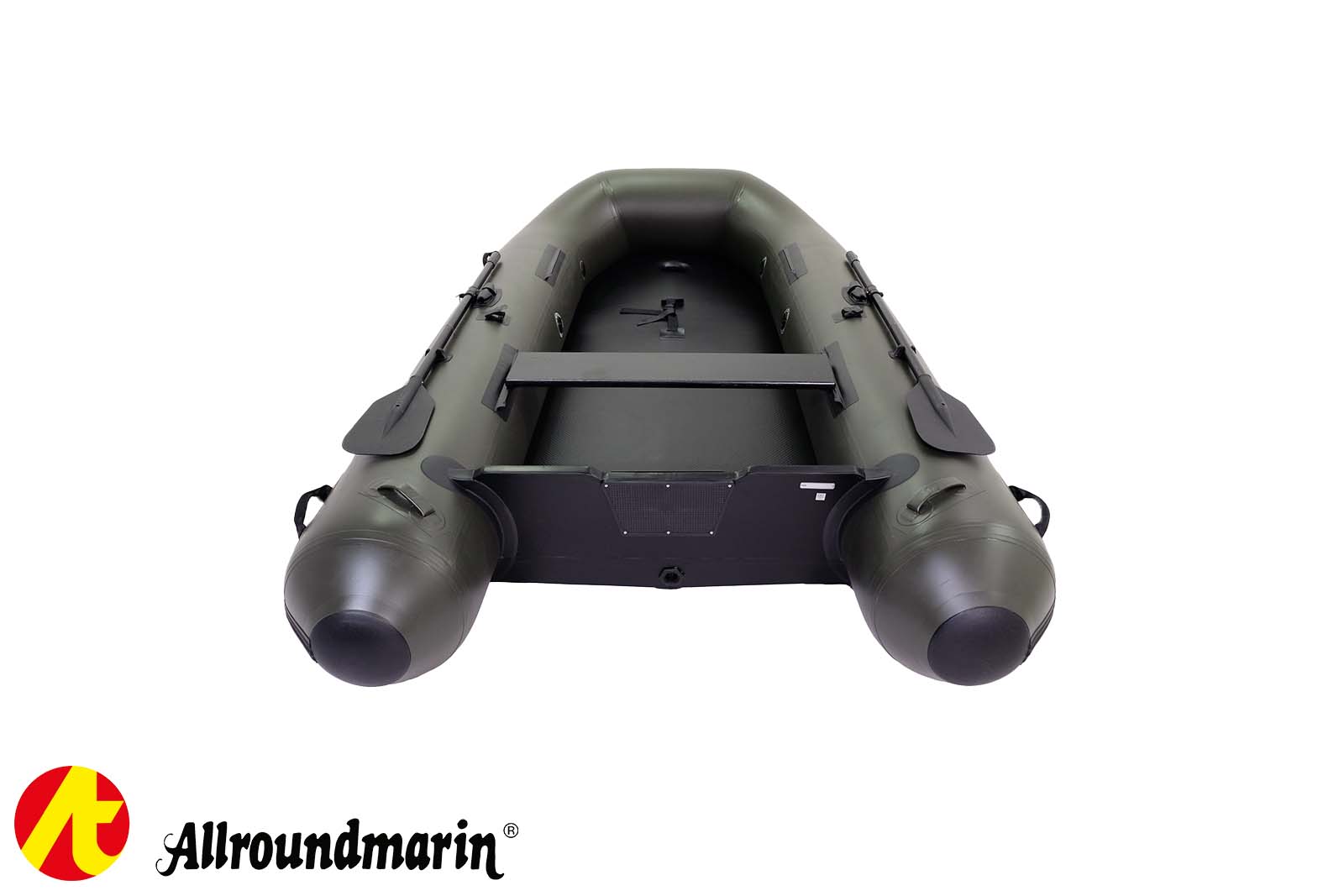 Allroundmarin Scout Schlauchboot 330 mit Luftboden Heckansicht