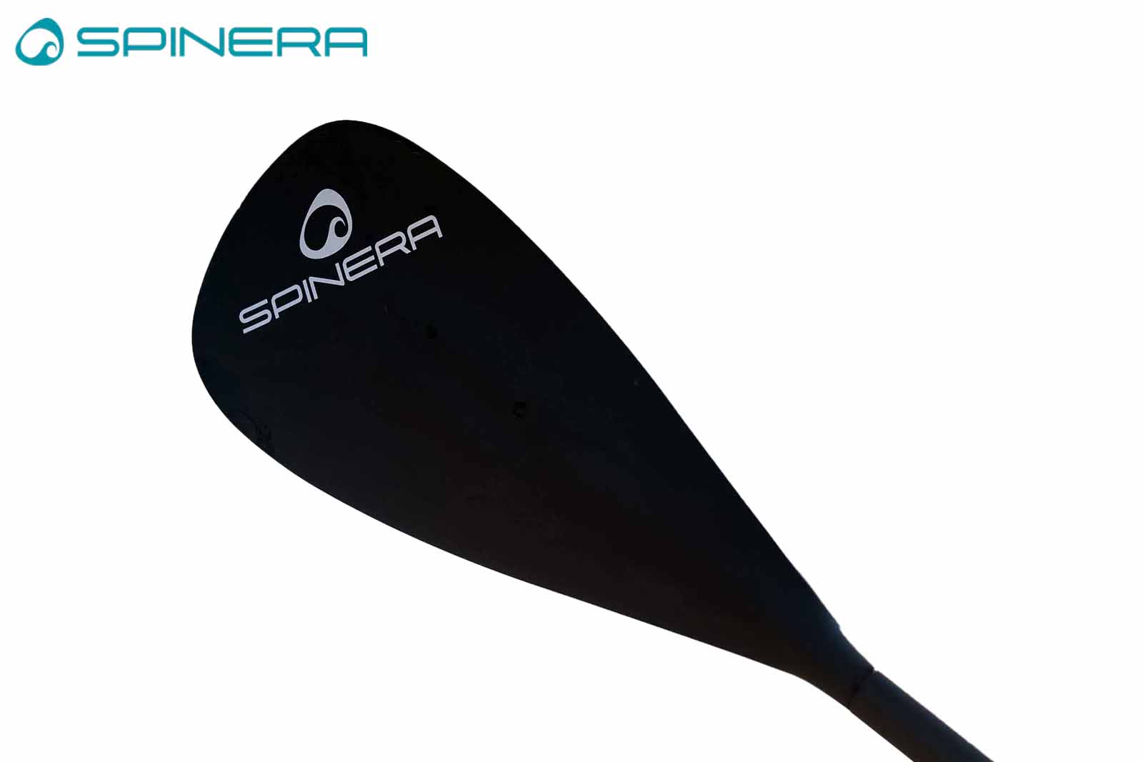 Spinera SUP Paddle aus Aluminium Detailansicht Schlagblatt