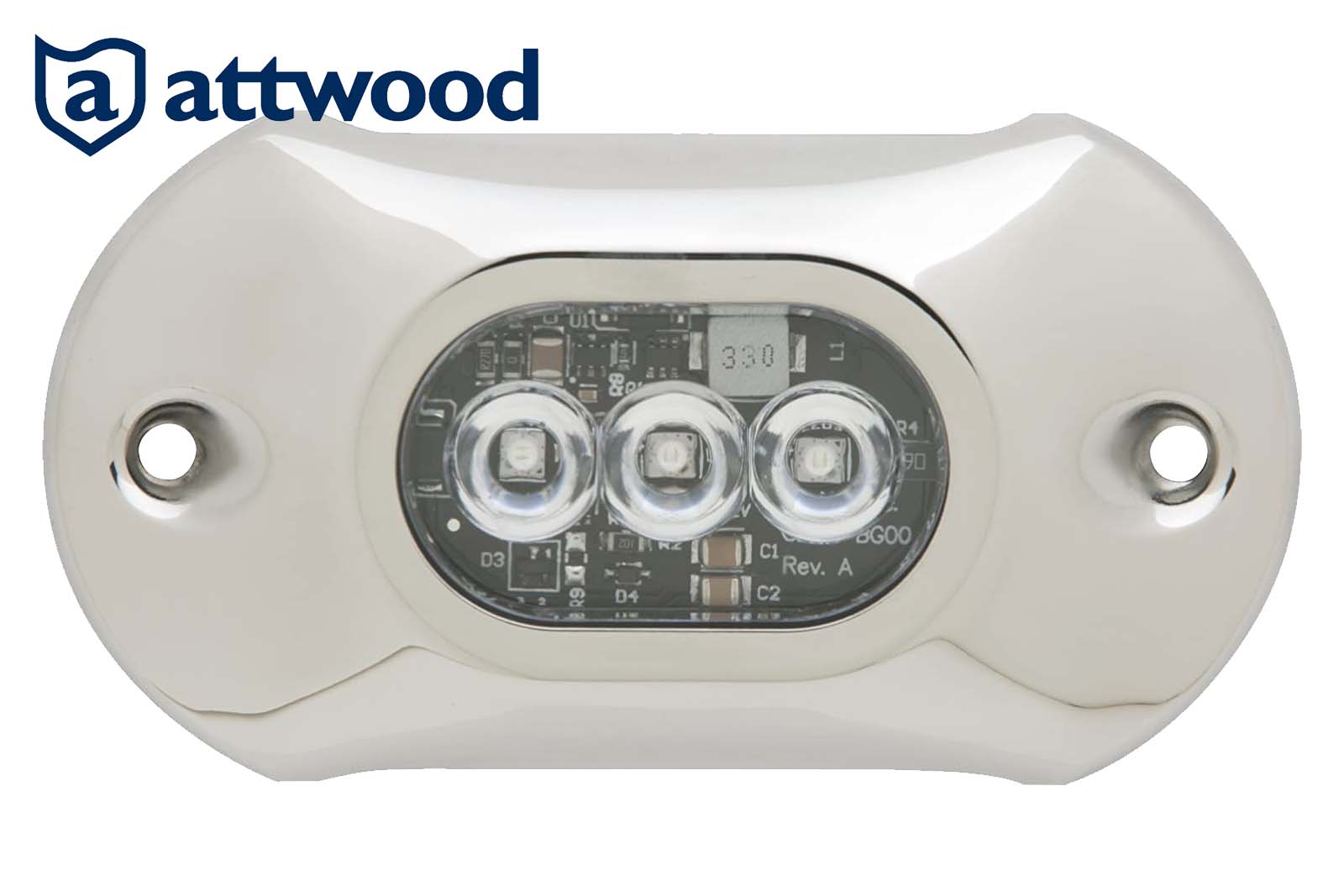 Attwood LightArmor LED Unterwasserlicht, 4 Zoll, ausgeschaltet