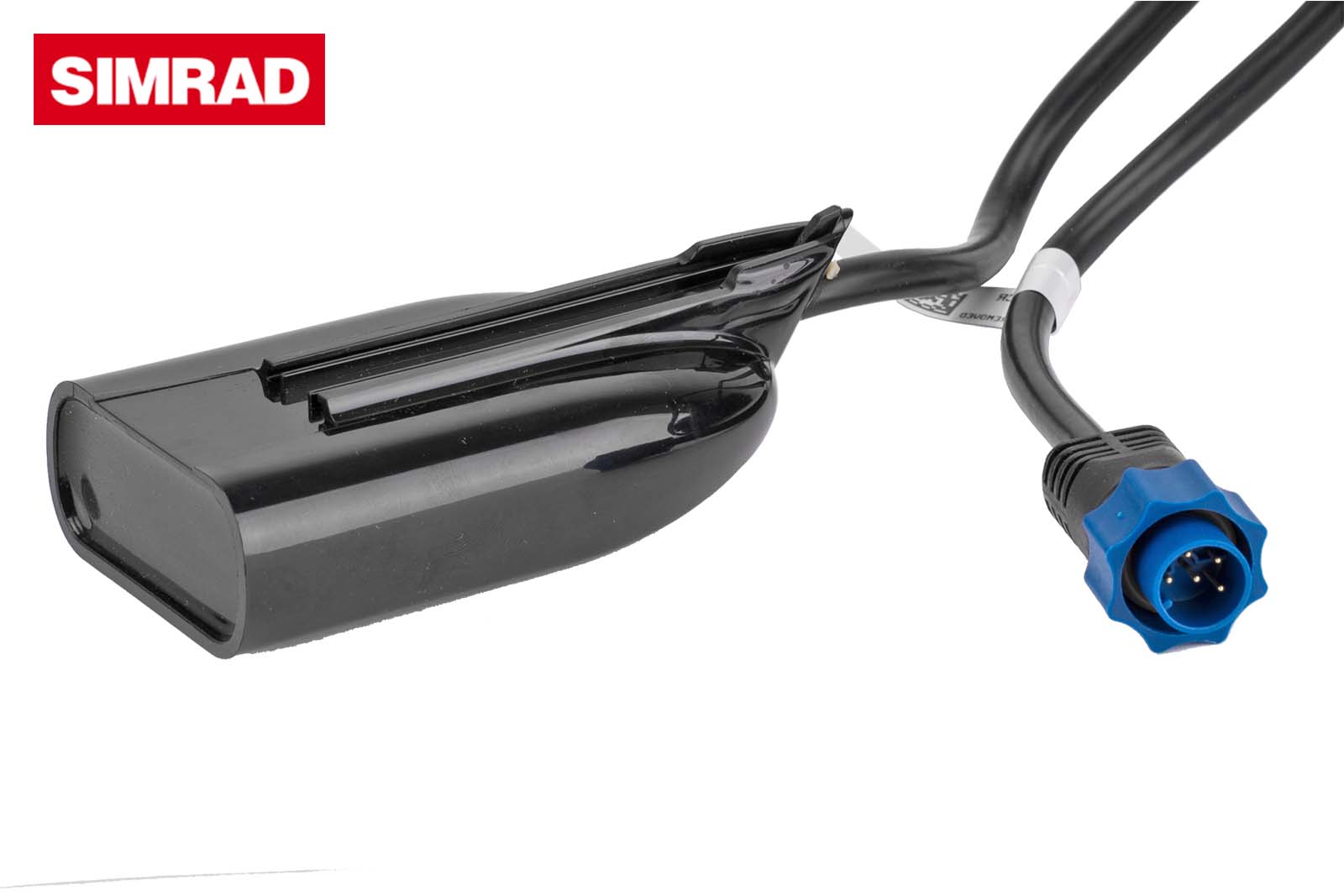 Simrad HDI Heckgeber, 7 Pin 83/200|455/800 kHz, Geber und Stecker