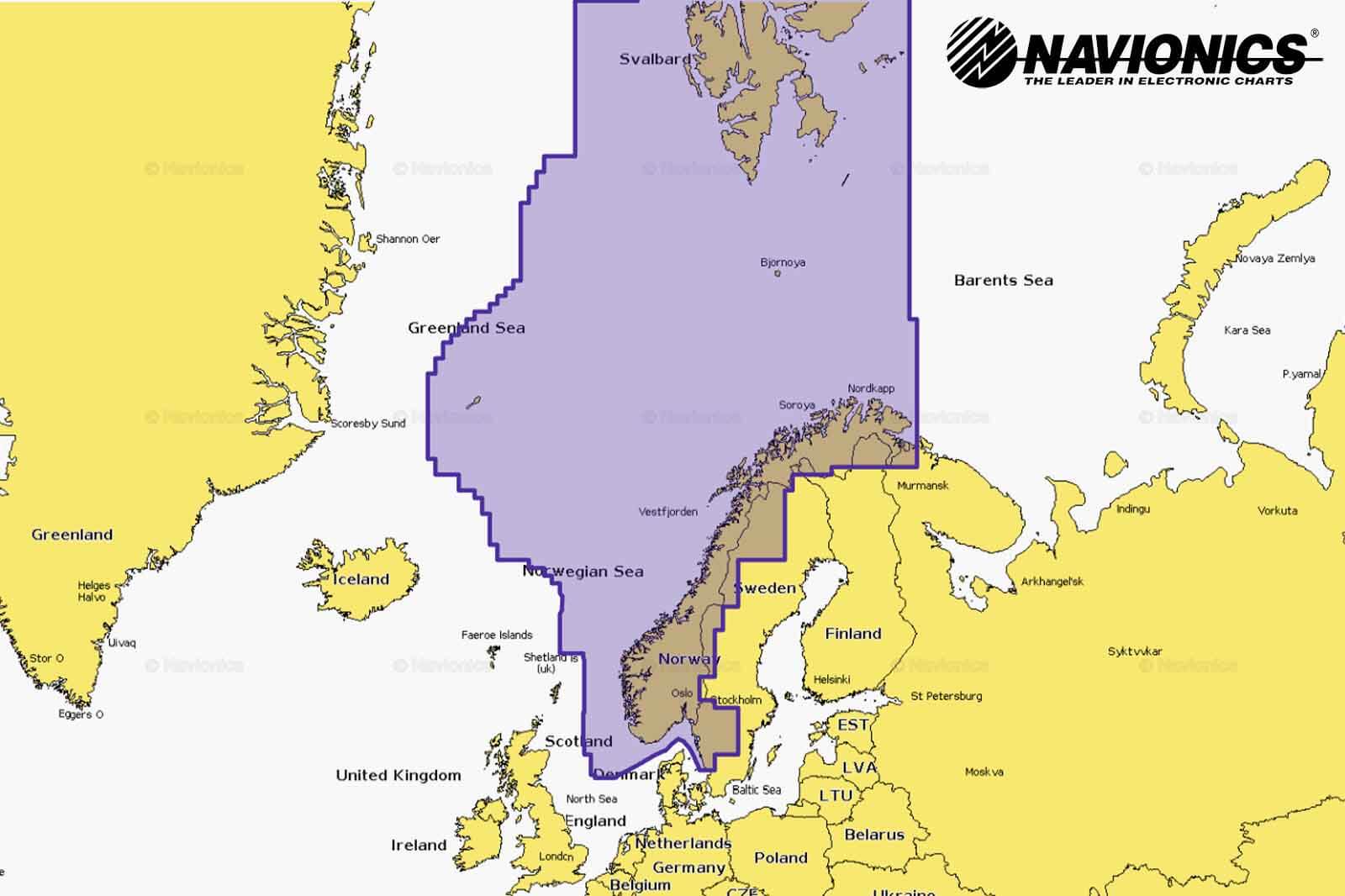 Navionics Platinum Plus Seekarte