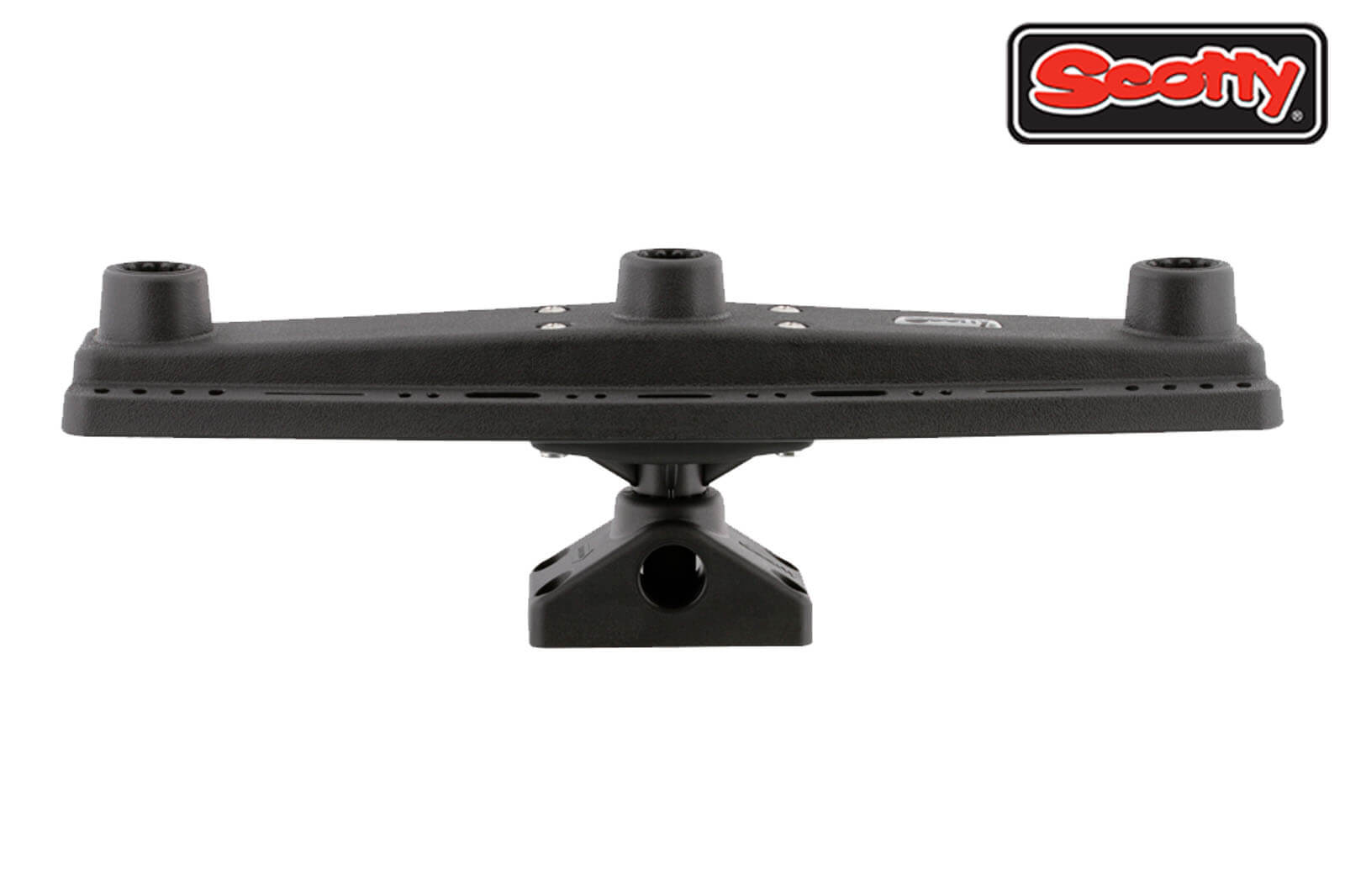 Scotty 257 Triple Rod Holder – Dreifach-Angelrutenhalter Frontansicht