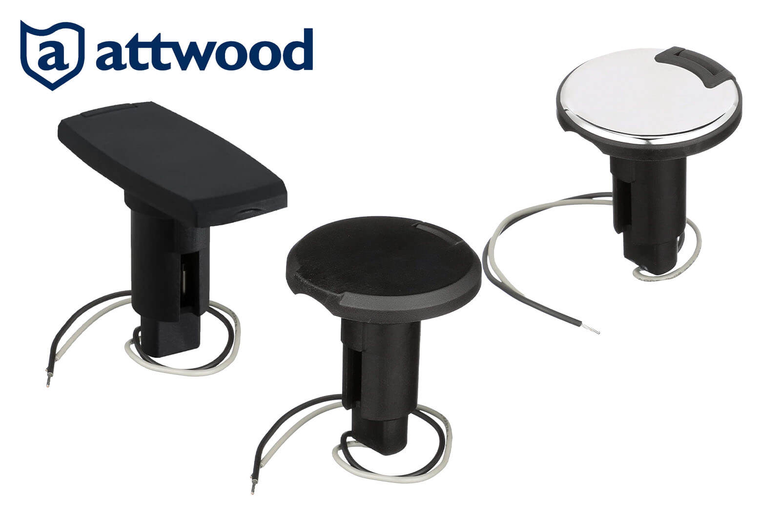 Attwood LightArmor Einbauaufnahme für Navigationslicht