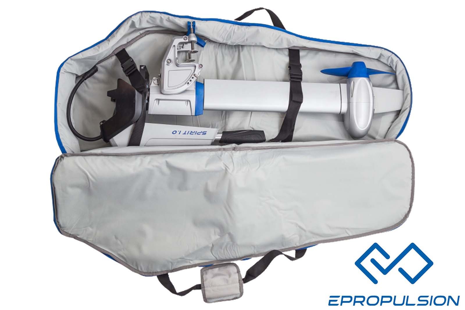 ePropulsion Spirit Motortragetasche offen
